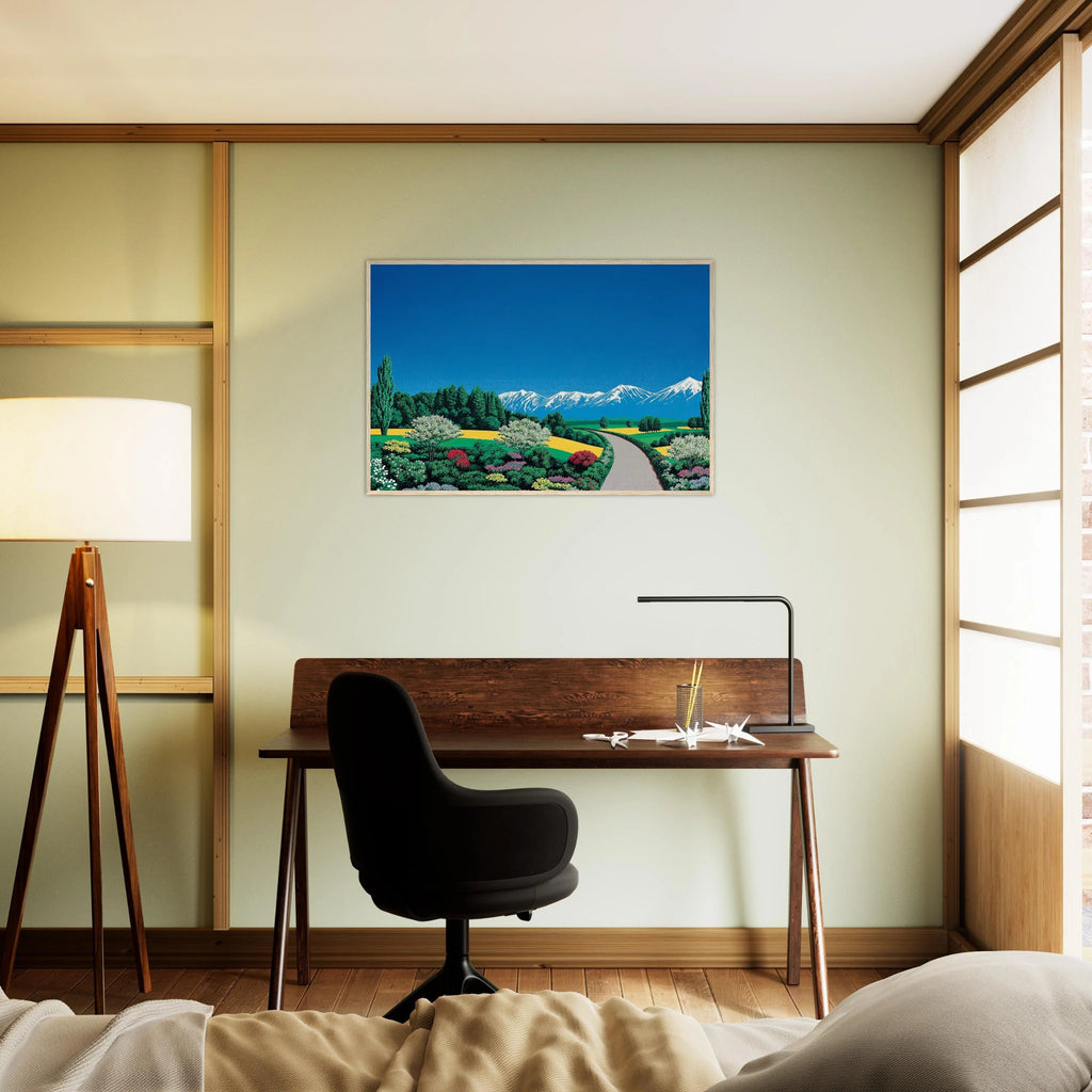 Elv Alps Framed Poster | Hiroshi Nagai Framed Prints Wall Art | Hiroshi Nagai Prints