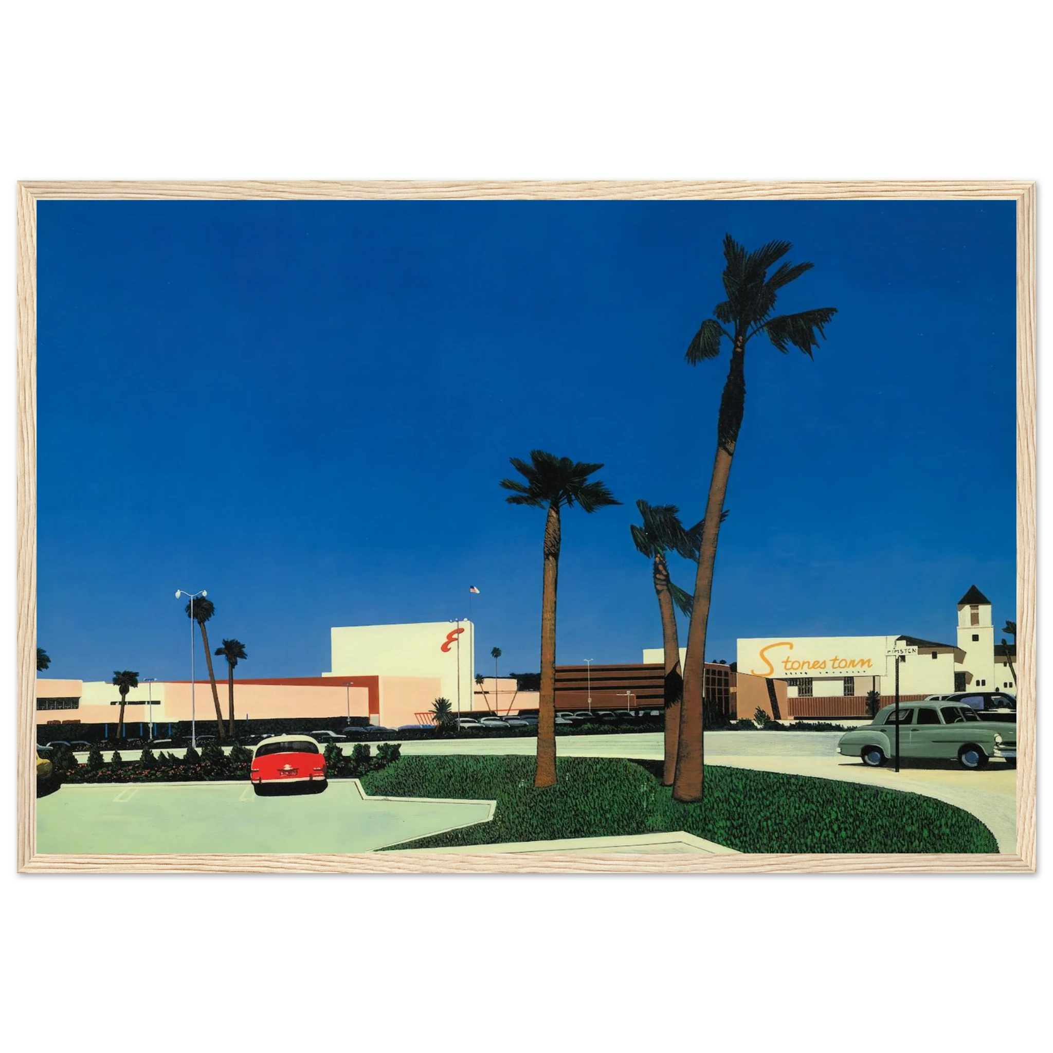 In the beginning Stonestown Framed Poster | Hiroshi Nagai Framed Prints Wall Art | Hiroshi Nagai Prints
