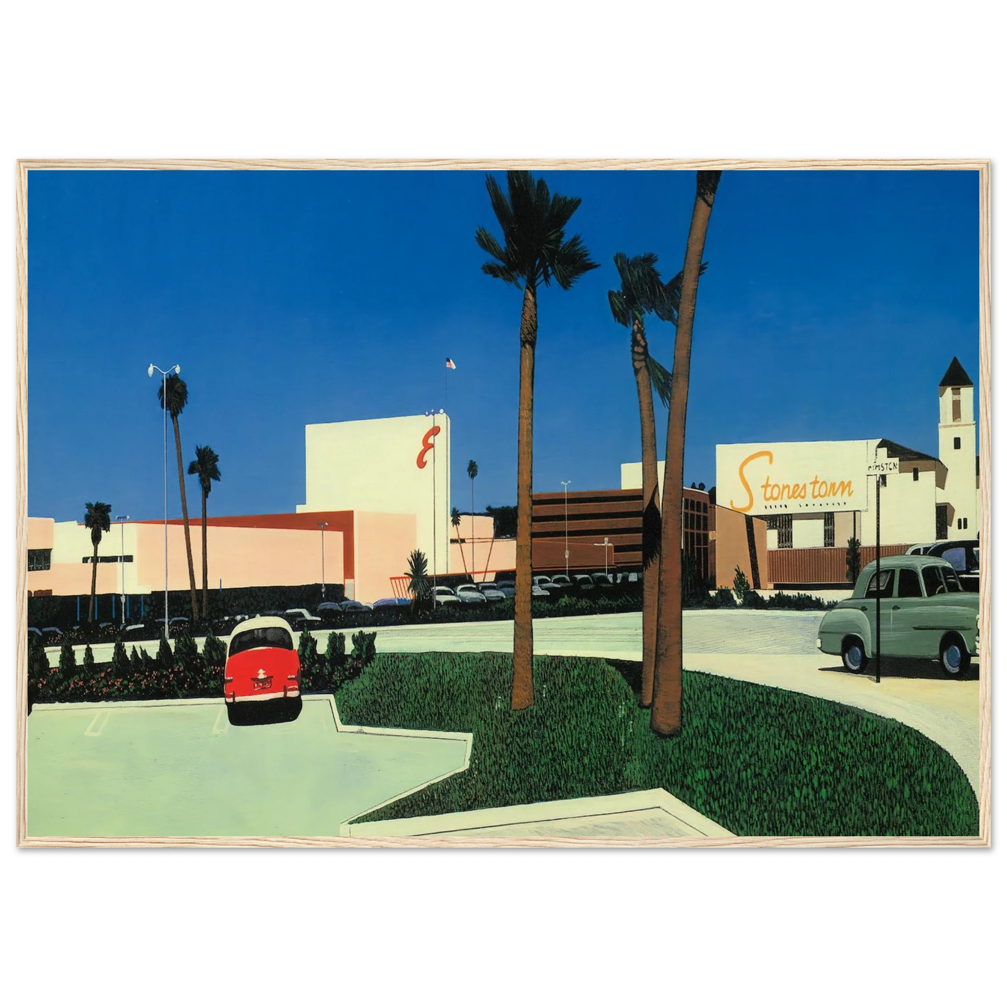 In the beginning Stonestown Framed Poster | Hiroshi Nagai Framed Prints Wall Art | Hiroshi Nagai Prints