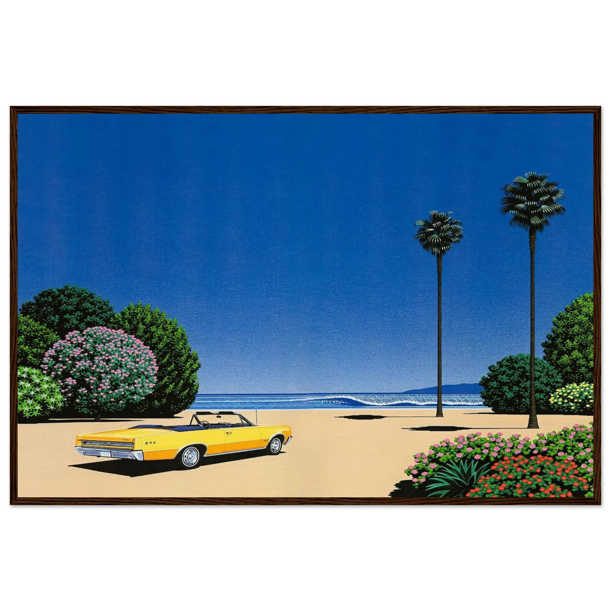 Sweet Breeze Alt Coastline at Lover’s Point Framed Poster | Hiroshi Nagai Framed Prints Wall Art | Hiroshi Nagai Prints