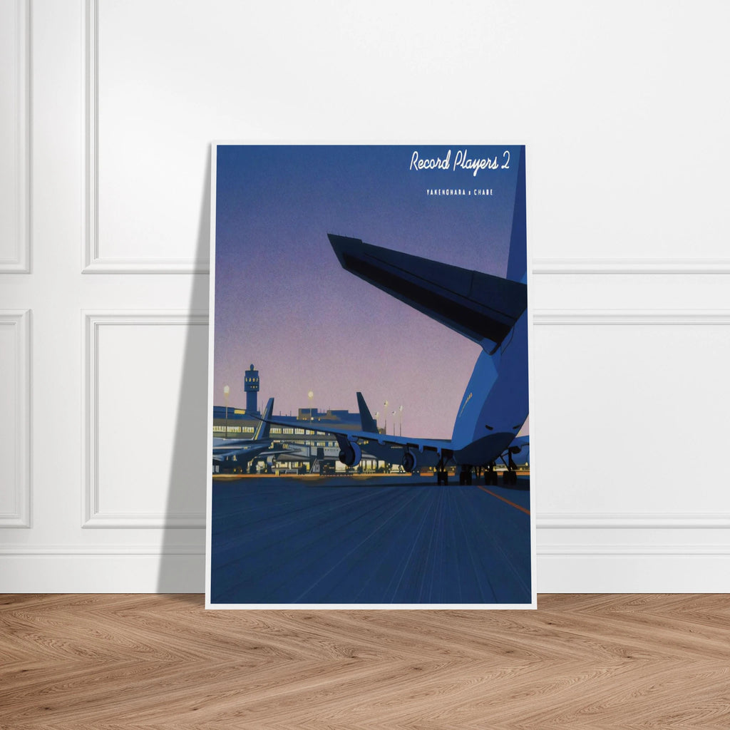 Taxiway Framed Poster | Hiroshi Nagai Framed Prints Wall Art | Hiroshi Nagai Prints