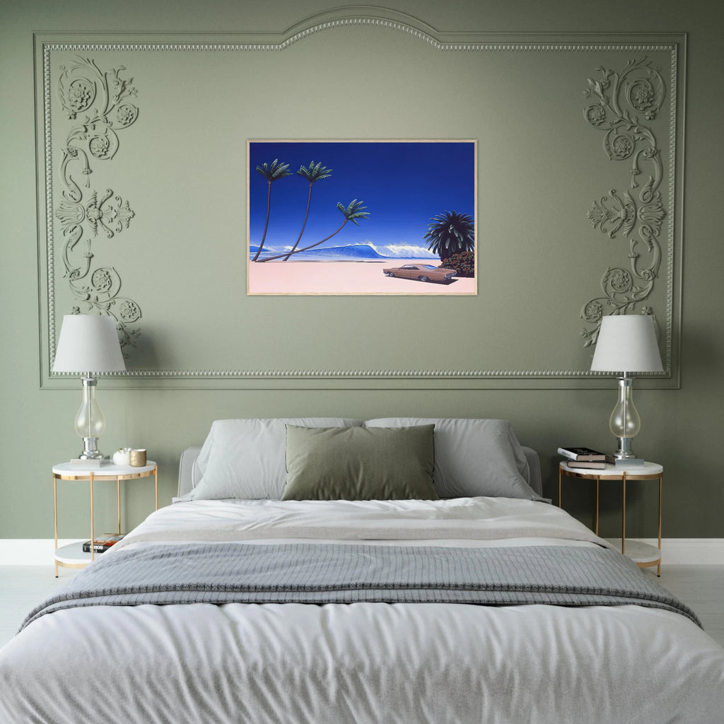 Impender Beach Framed Poster | Hiroshi Nagai Framed Prints Wall Art | Hiroshi Nagai Prints