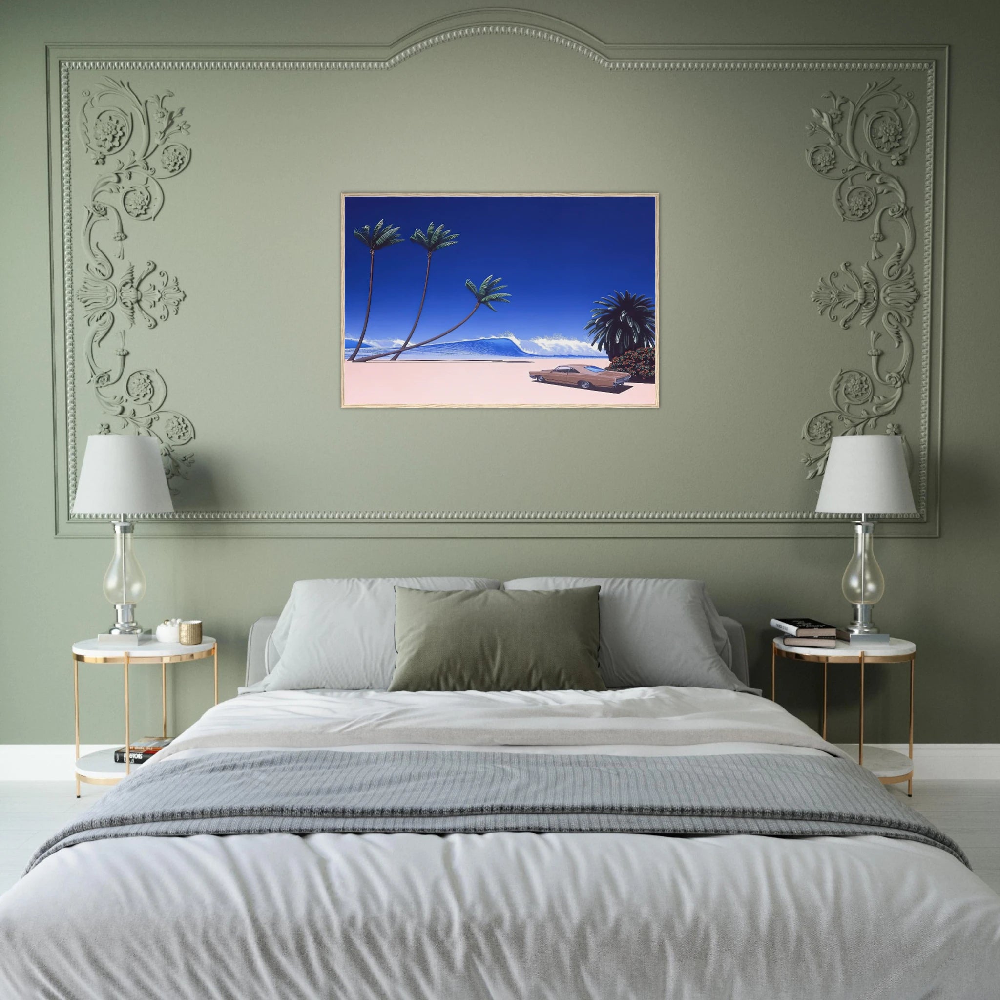 Impender Beach Framed Poster | Hiroshi Nagai Framed Prints Wall Art | Hiroshi Nagai Prints
