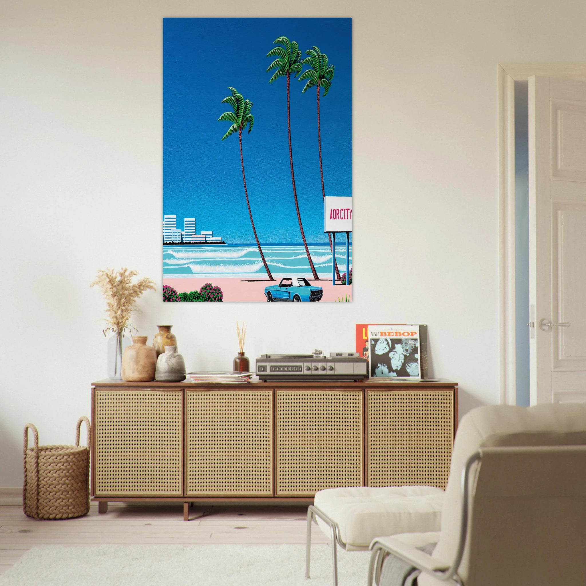 Light Mellow Sealine Poster | Hiroshi Nagai Poster | Hiroshi Nagai Prints