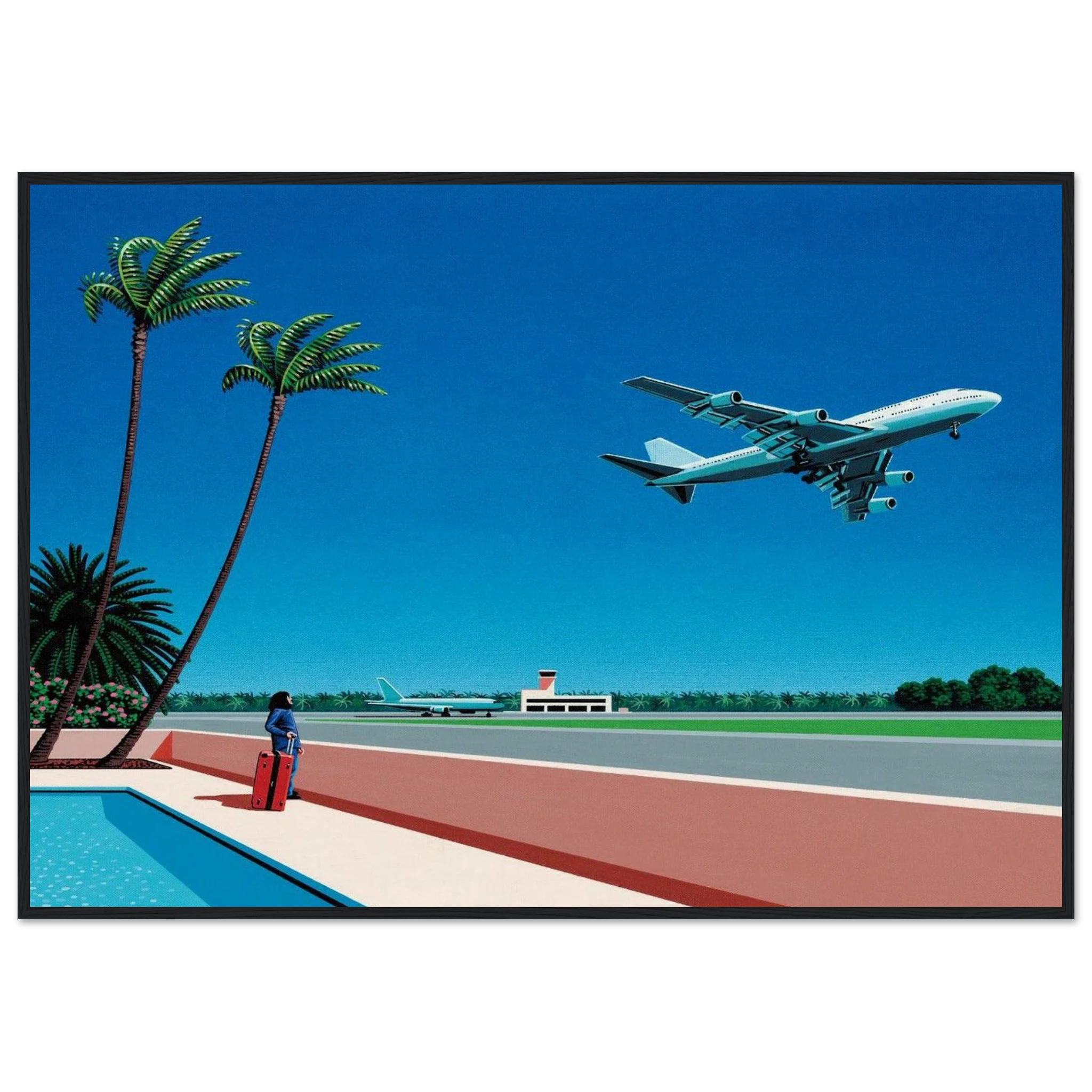 Finest B-R-E-E-Z-E Takeoff Framed Poster | Hiroshi Nagai Framed Prints Wall Art | Hiroshi Nagai Prints