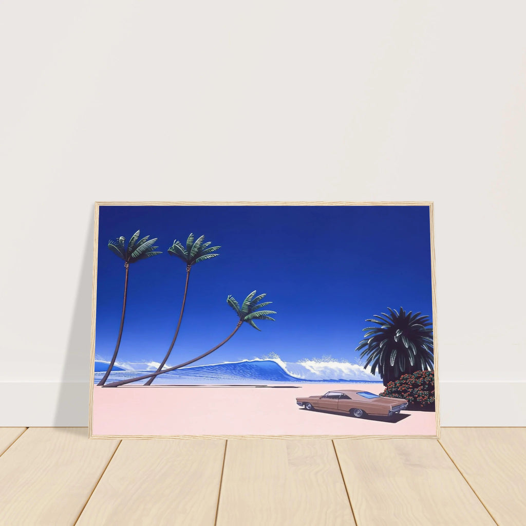 Impender Beach Framed Poster | Hiroshi Nagai Framed Prints Wall Art | Hiroshi Nagai Prints