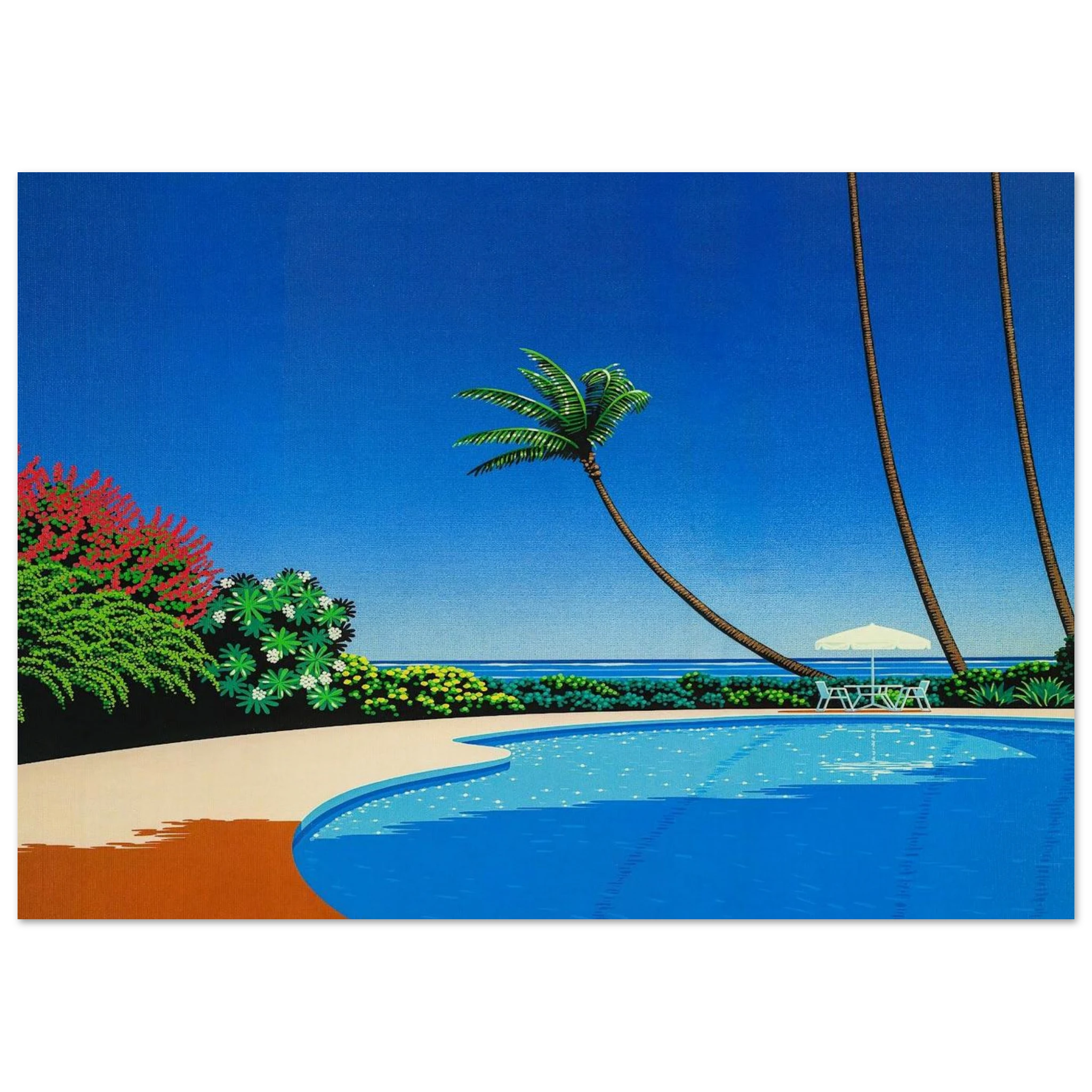 Shade of Palm Grove II Poster | Hiroshi Nagai Poster | Hiroshi Nagai Prints