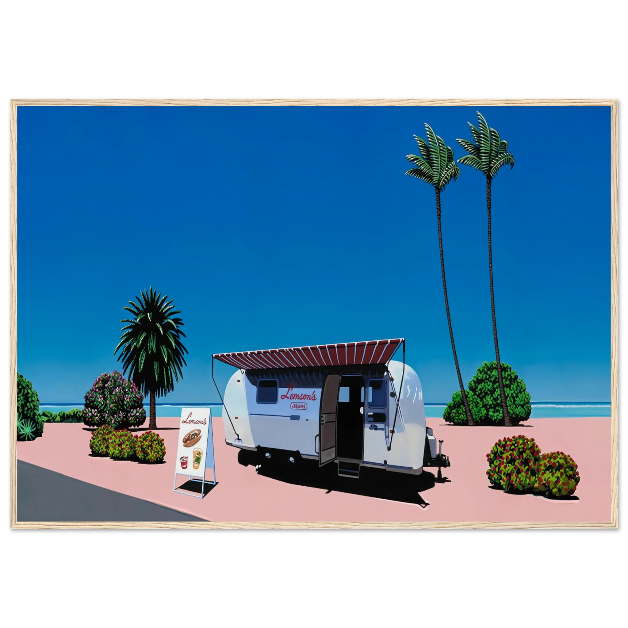Lemson's Beams Framed Poster | Hiroshi Nagai Framed Prints Wall Art | Hiroshi Nagai Prints