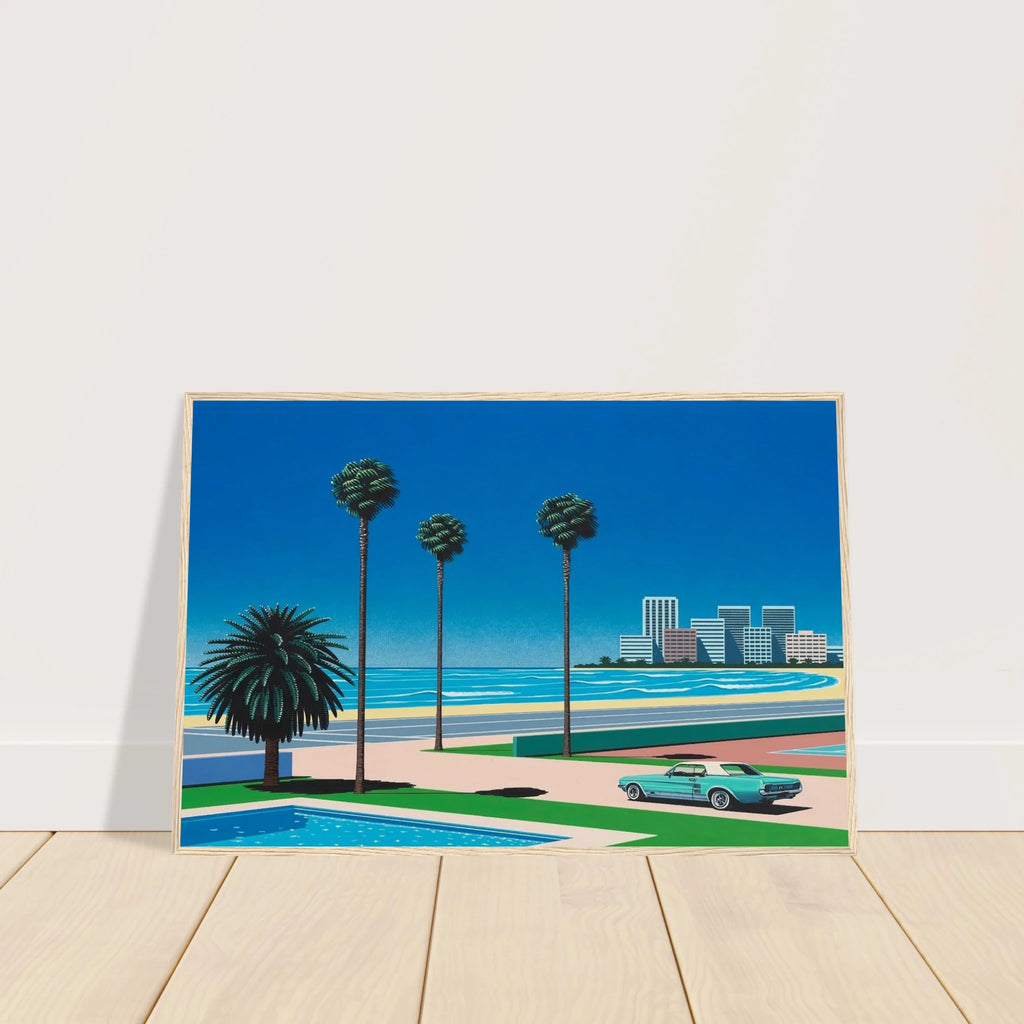 Sunshine Reggae Framed Poster | Hiroshi Nagai Framed Prints Wall Art | Hiroshi Nagai Prints
