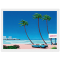 Light Mellow Sealine Framed Poster | Hiroshi Nagai Framed Prints Wall Art | Hiroshi Nagai Prints