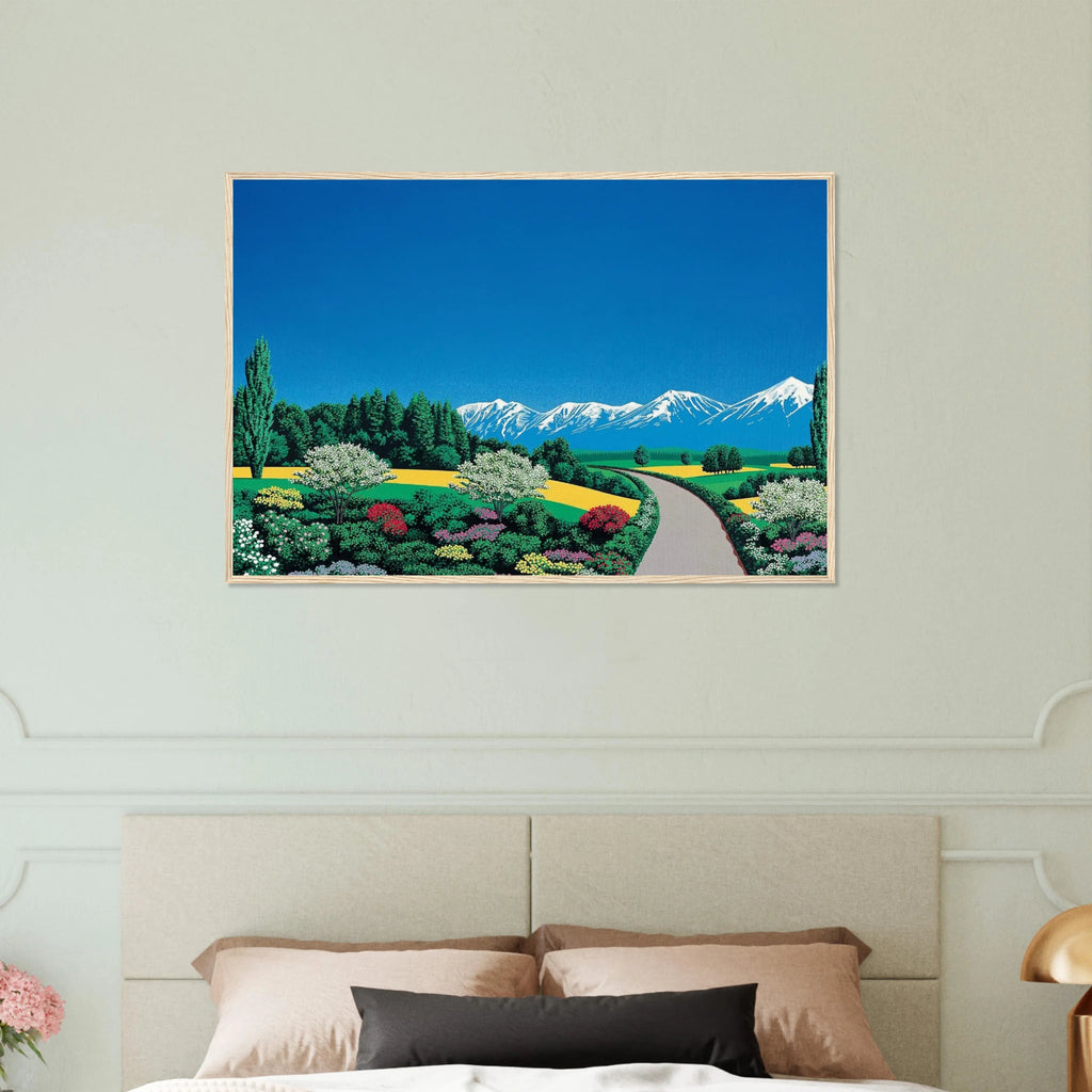 Elv Alps Framed Poster | Hiroshi Nagai Framed Prints Wall Art | Hiroshi Nagai Prints