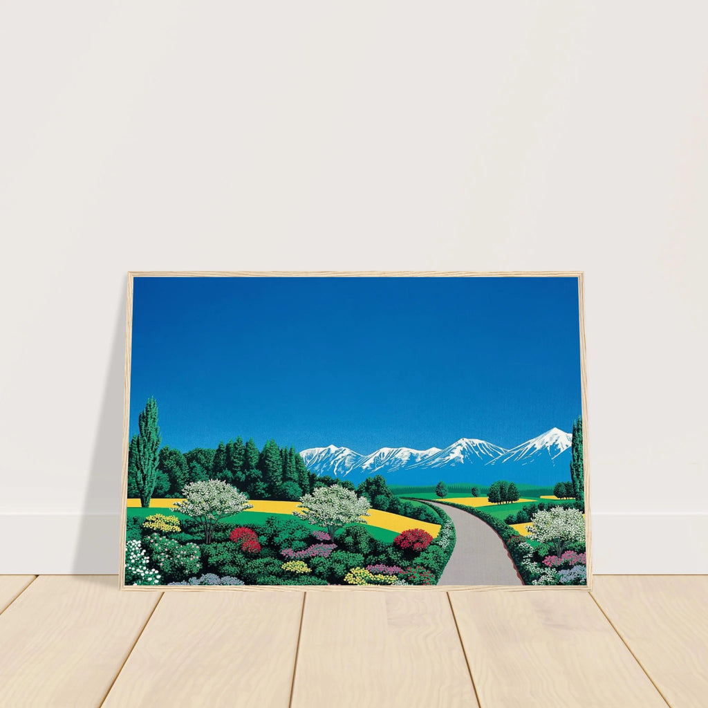 Elv Alps Framed Poster | Hiroshi Nagai Framed Prints Wall Art | Hiroshi Nagai Prints