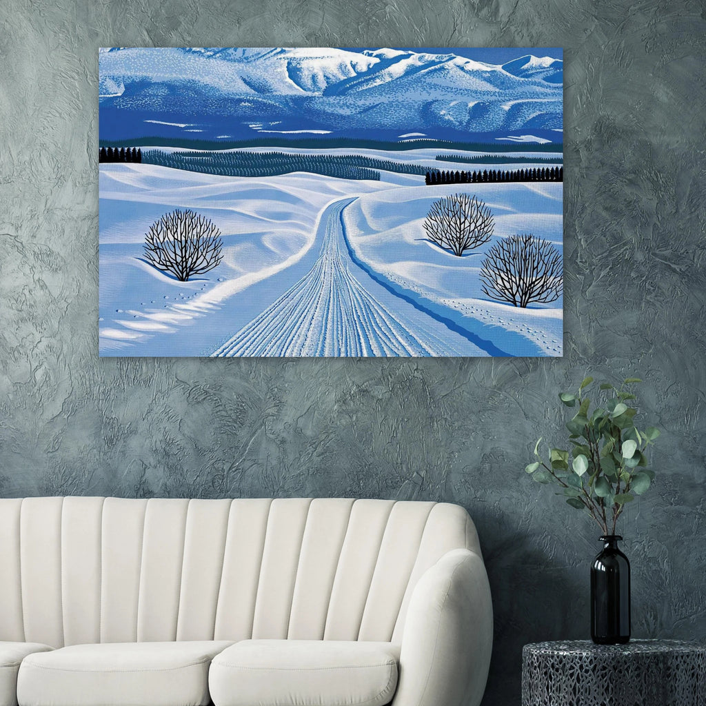 Winter Roads Poster | Hiroshi Nagai Poster | Hiroshi Nagai Prints