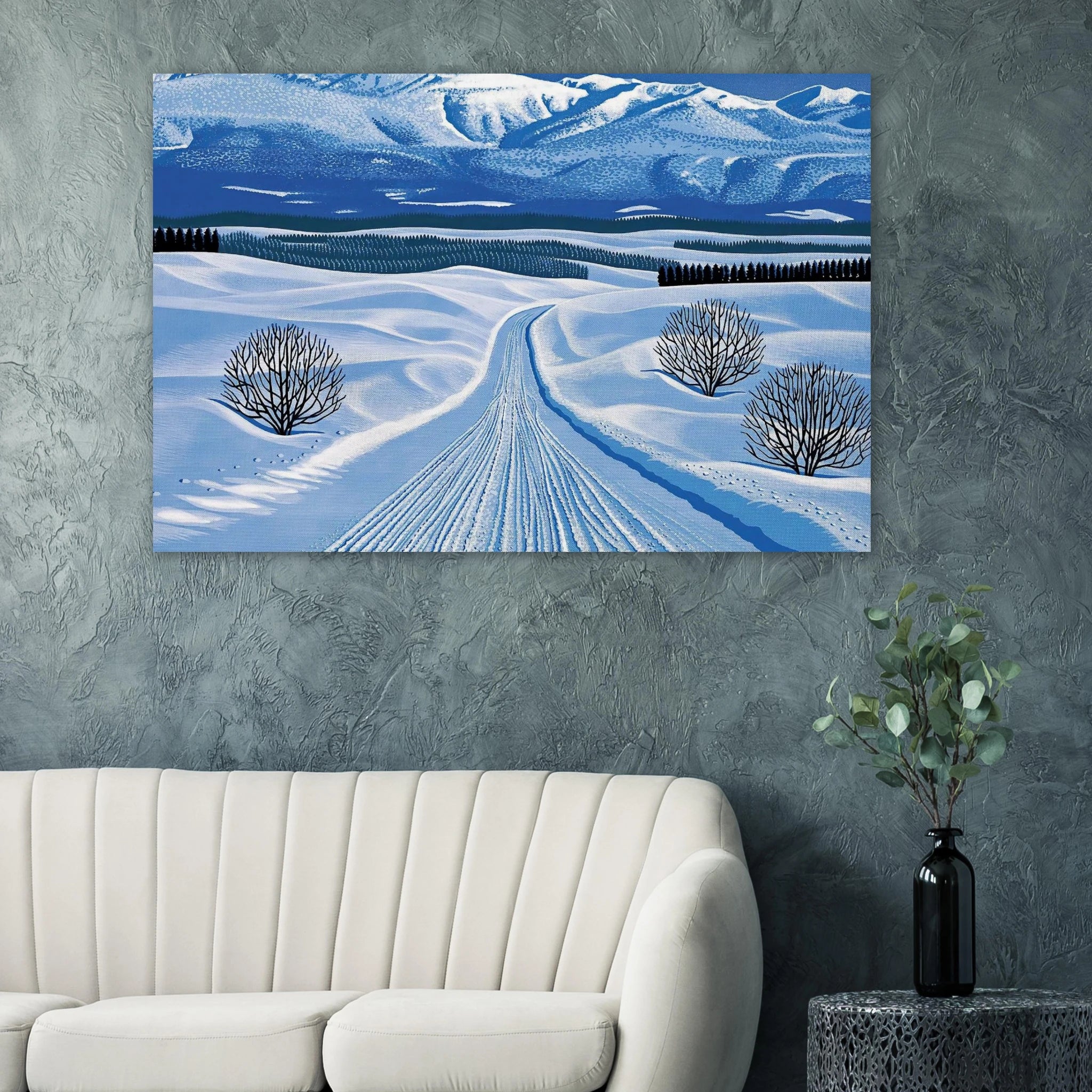 Winter Roads Poster | Hiroshi Nagai Poster | Hiroshi Nagai Prints