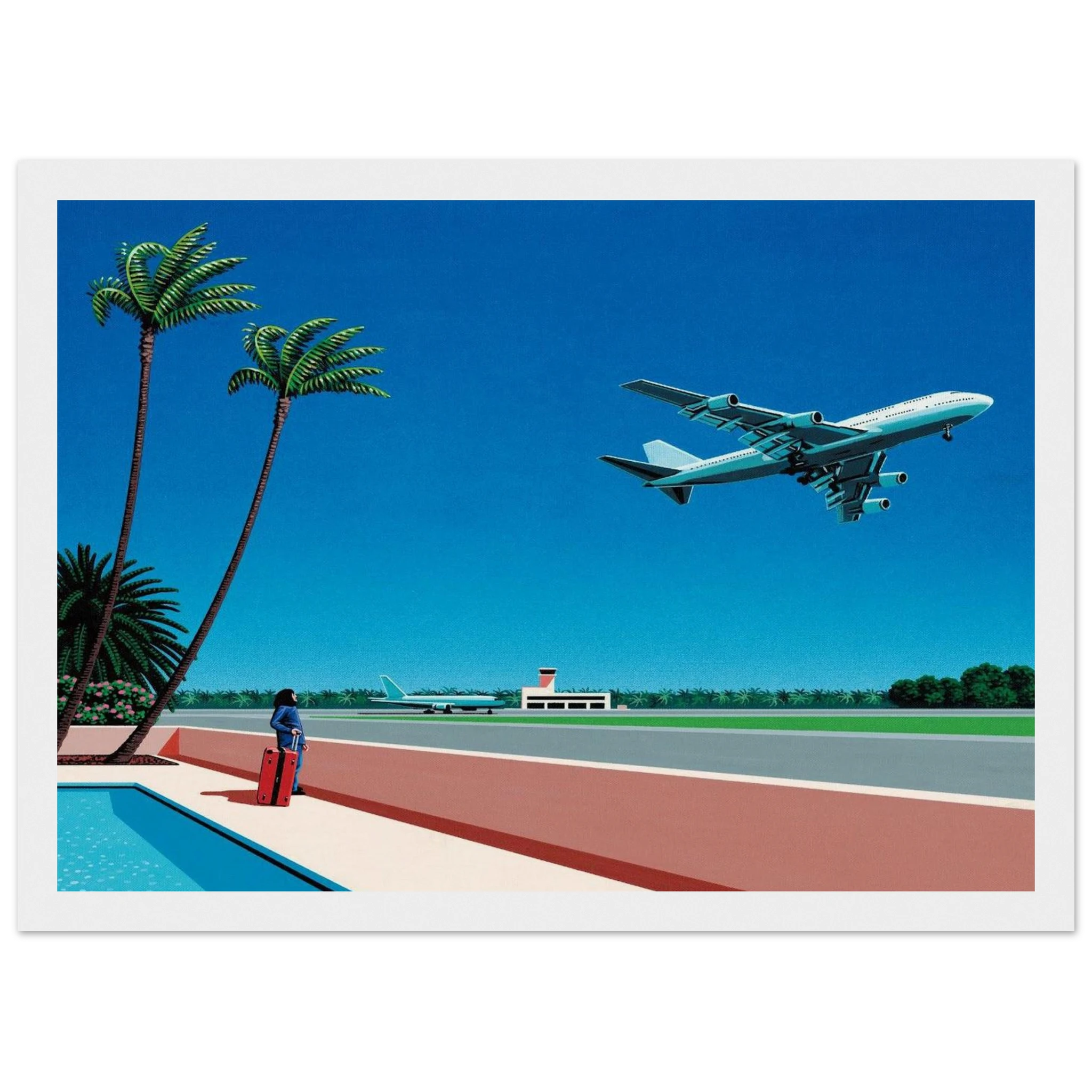 Finest B-R-E-E-Z-E Takeoff Framed Poster | Hiroshi Nagai Framed Prints Wall Art | Hiroshi Nagai Prints