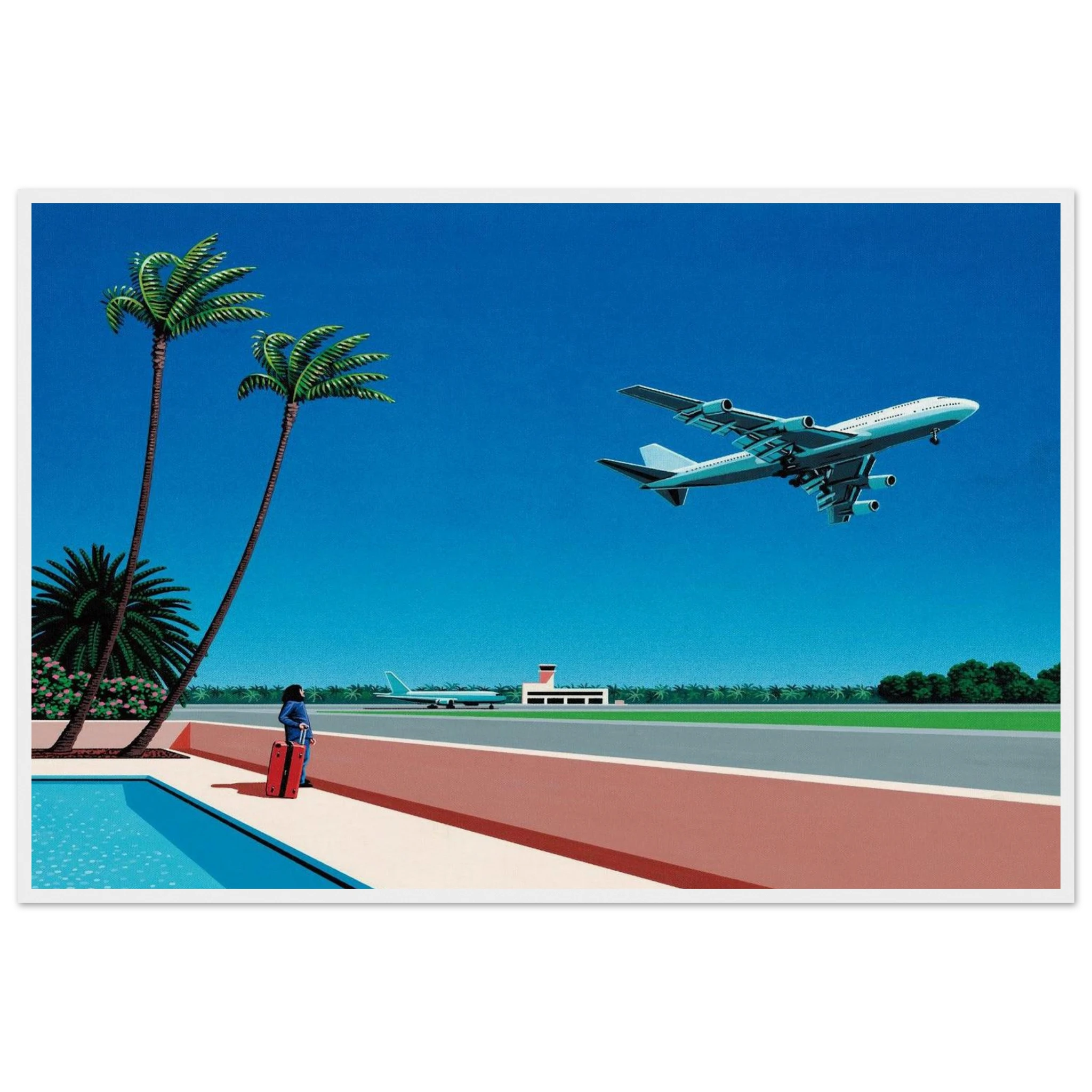 Finest B-R-E-E-Z-E Takeoff Framed Poster | Hiroshi Nagai Framed Prints Wall Art | Hiroshi Nagai Prints
