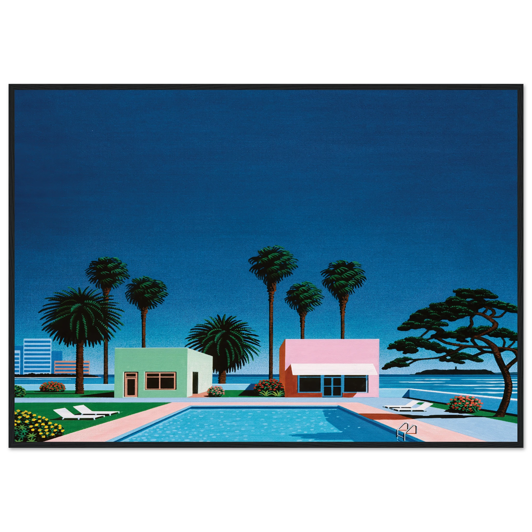 Pacific Breeze Framed Poster | Hiroshi Nagai Framed Prints Wall Art | Hiroshi Nagai Prints