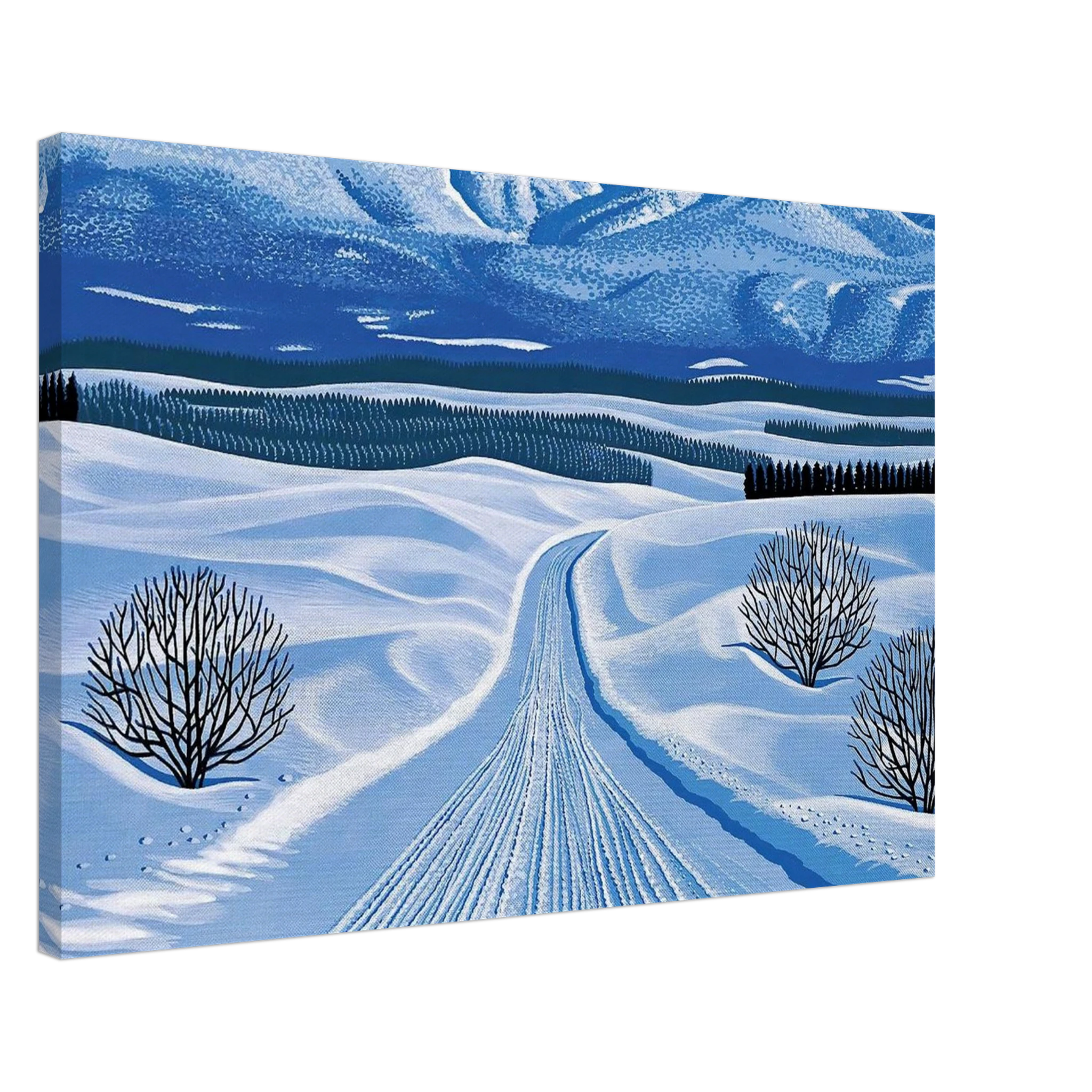 Winter Roads Canvas | Hiroshi Nagai Canvas | Hiroshi Nagai Prints