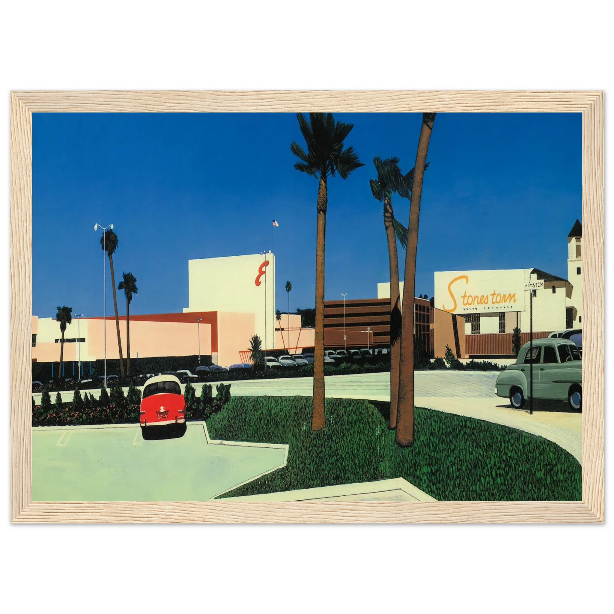 In the beginning Stonestown Framed Poster | Hiroshi Nagai Framed Prints Wall Art | Hiroshi Nagai Prints
