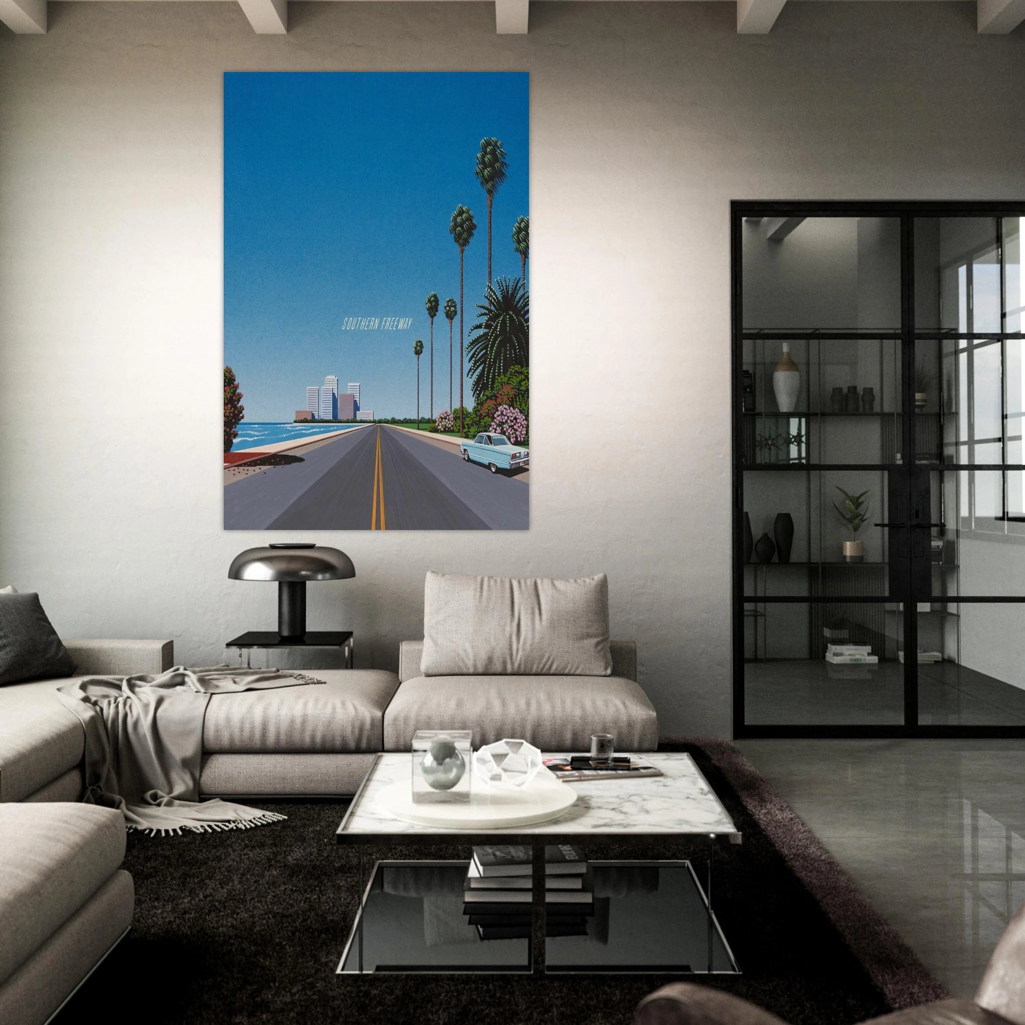Southern Freeway Pictured Resort Poster | Hiroshi Nagai Poster | Hiroshi Nagai Prints