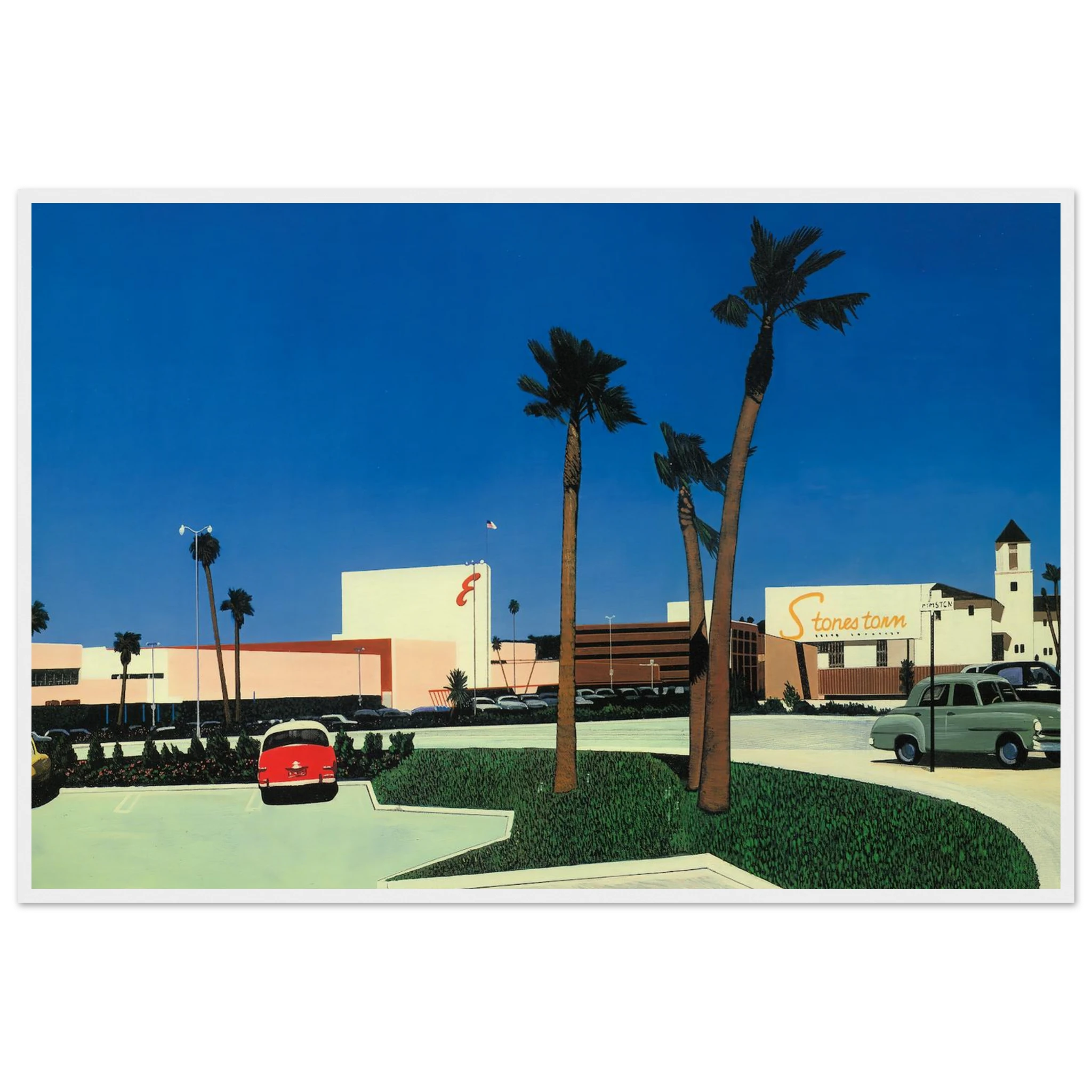 In the beginning Stonestown Framed Poster | Hiroshi Nagai Framed Prints Wall Art | Hiroshi Nagai Prints