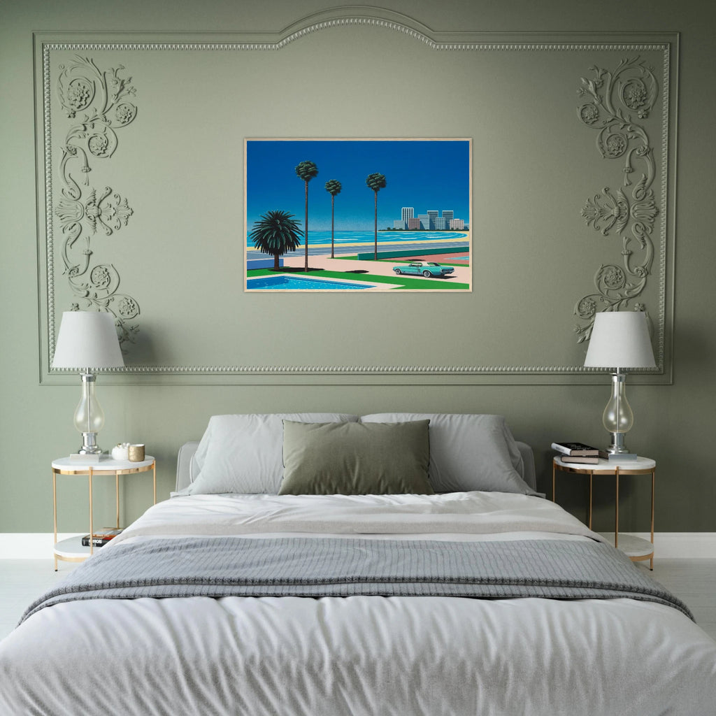 Sunshine Reggae Framed Poster | Hiroshi Nagai Framed Prints Wall Art | Hiroshi Nagai Prints
