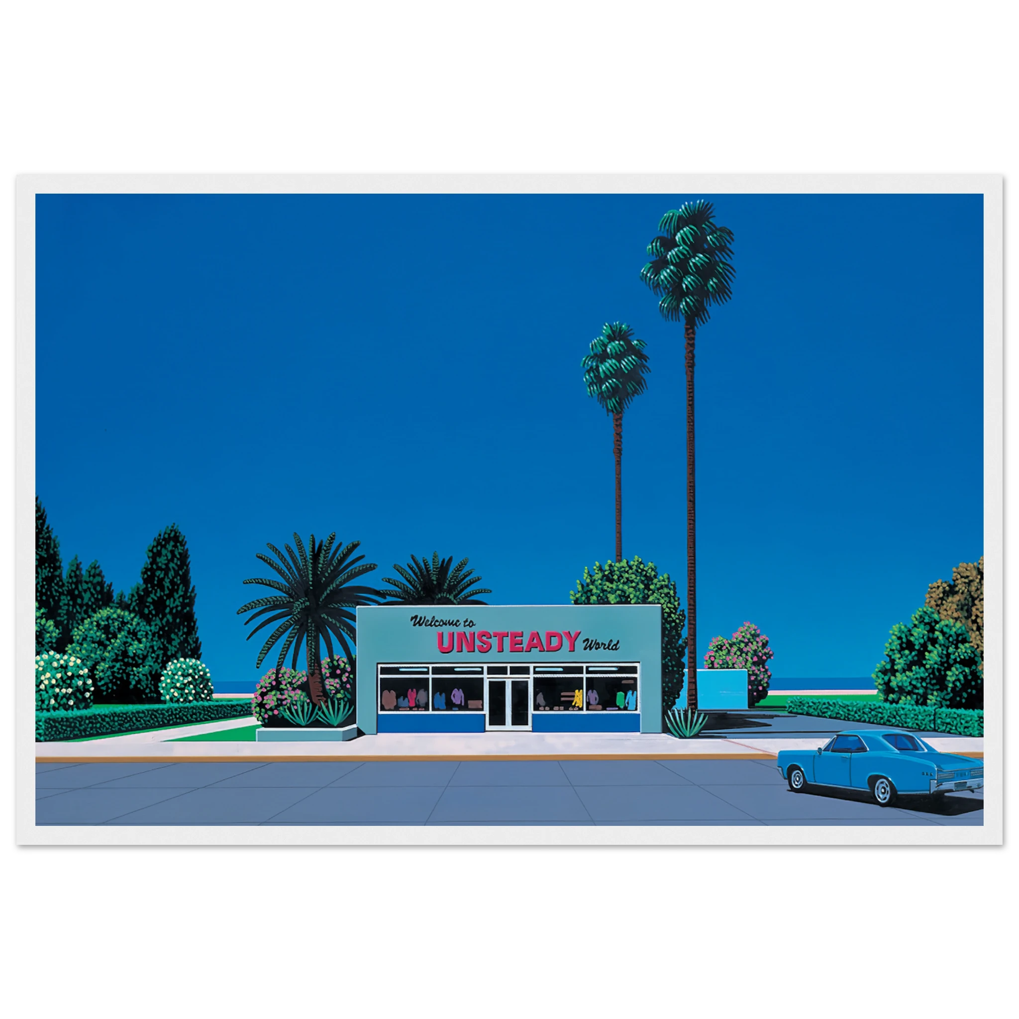 Unsteady World Framed Poster | Hiroshi Nagai Framed Prints Wall Art | Hiroshi Nagai Prints