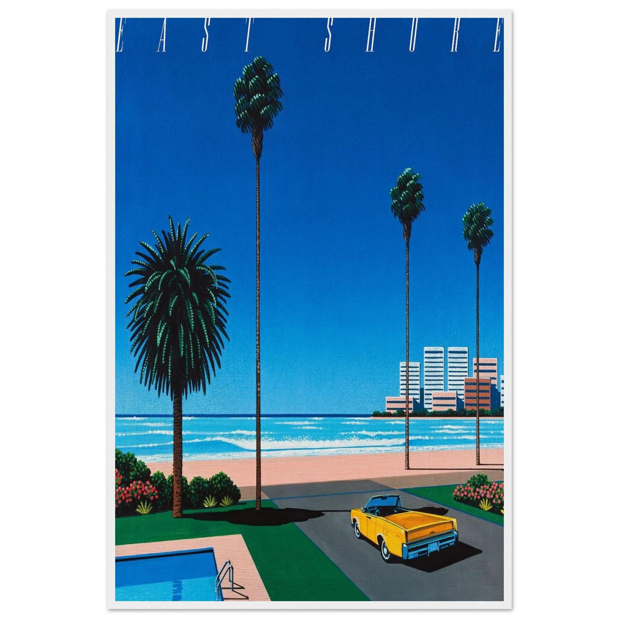 Bronze - East Shore Framed Poster | Hiroshi Nagai Framed Prints Wall Art | Hiroshi Nagai Prints
