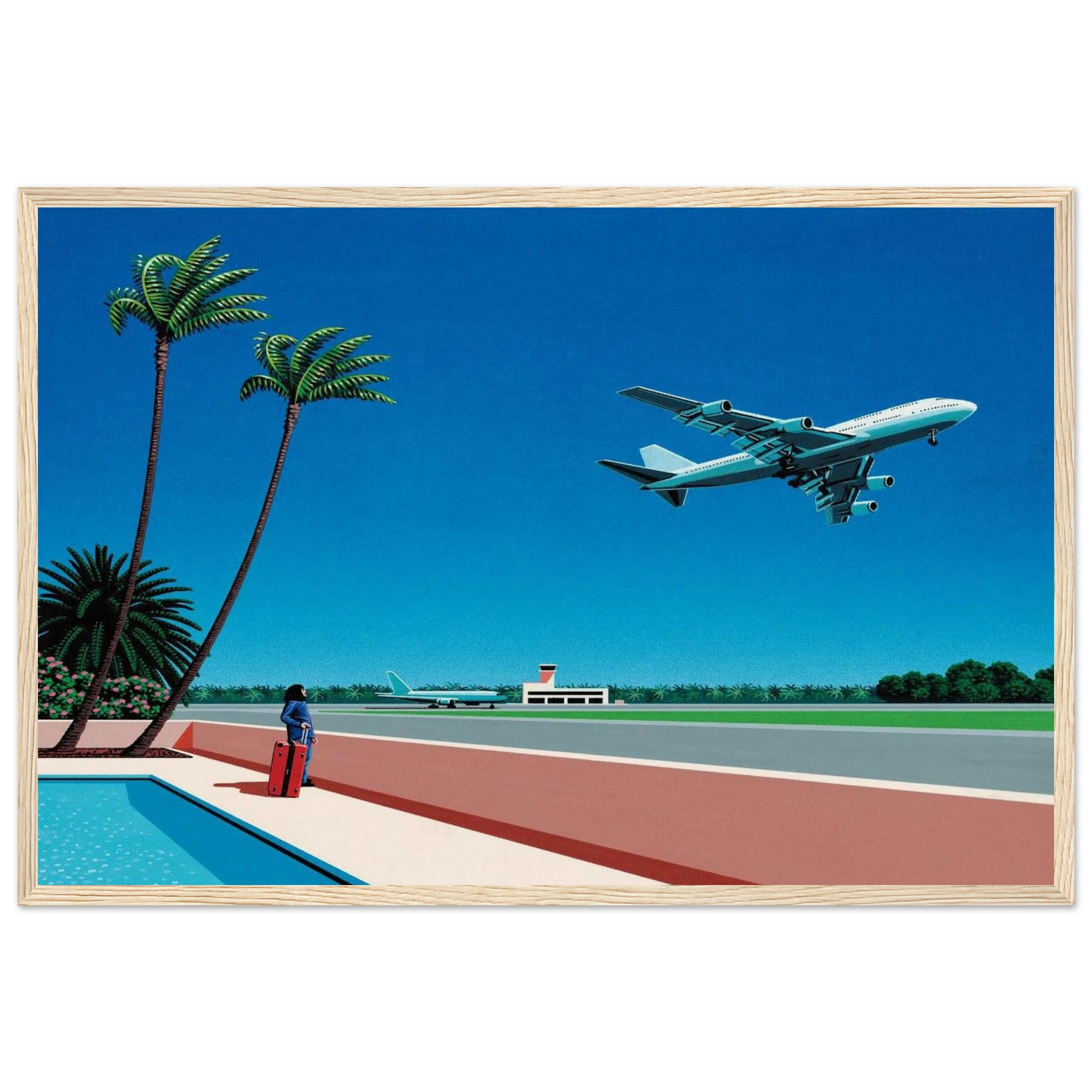 Finest B-R-E-E-Z-E Takeoff Framed Poster | Hiroshi Nagai Framed Prints Wall Art | Hiroshi Nagai Prints