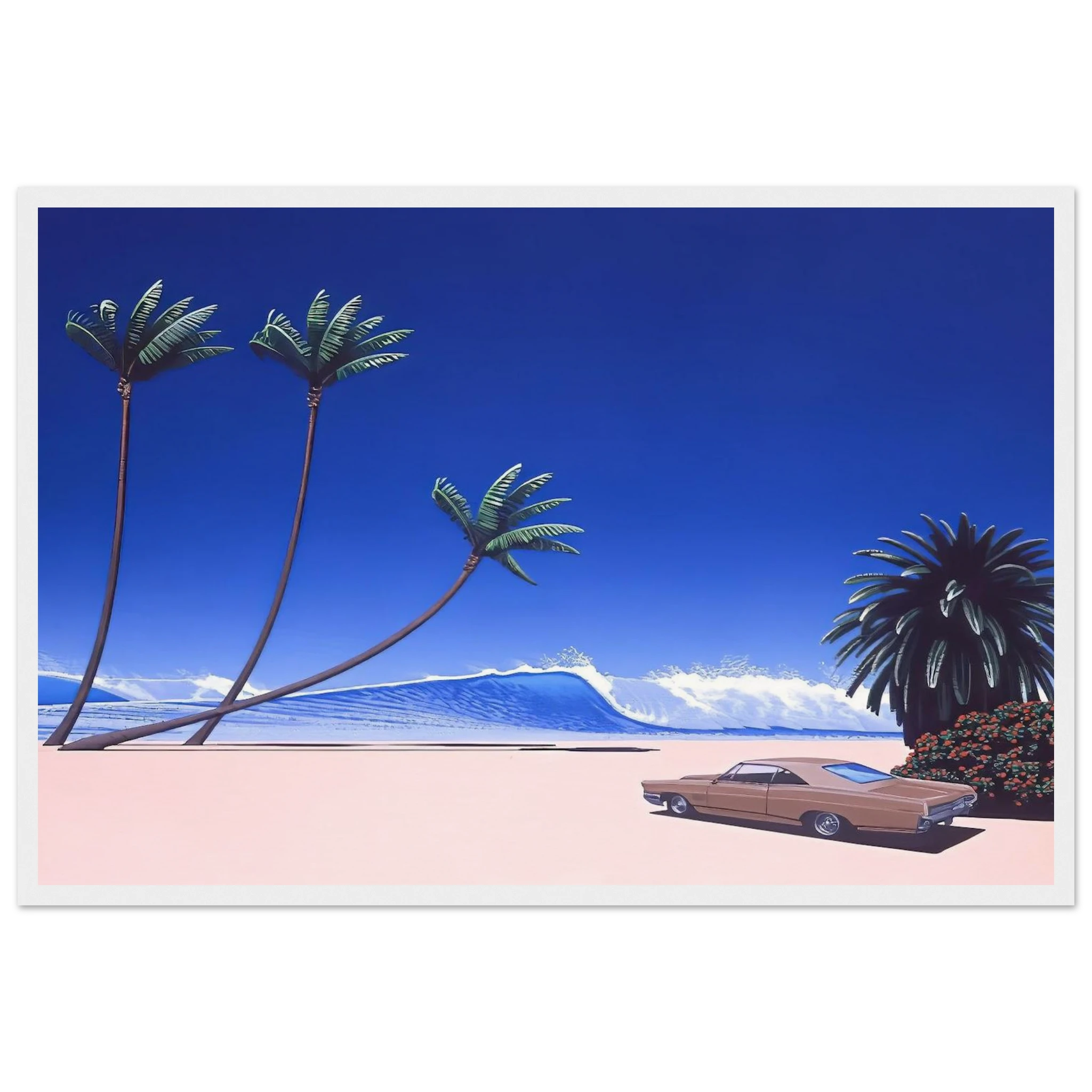 Impender Beach Framed Poster | Hiroshi Nagai Framed Prints Wall Art | Hiroshi Nagai Prints