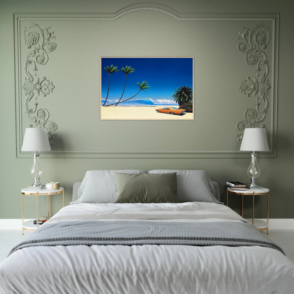 Impender Beach Framed Poster | Hiroshi Nagai Framed Prints Wall Art | Hiroshi Nagai Prints