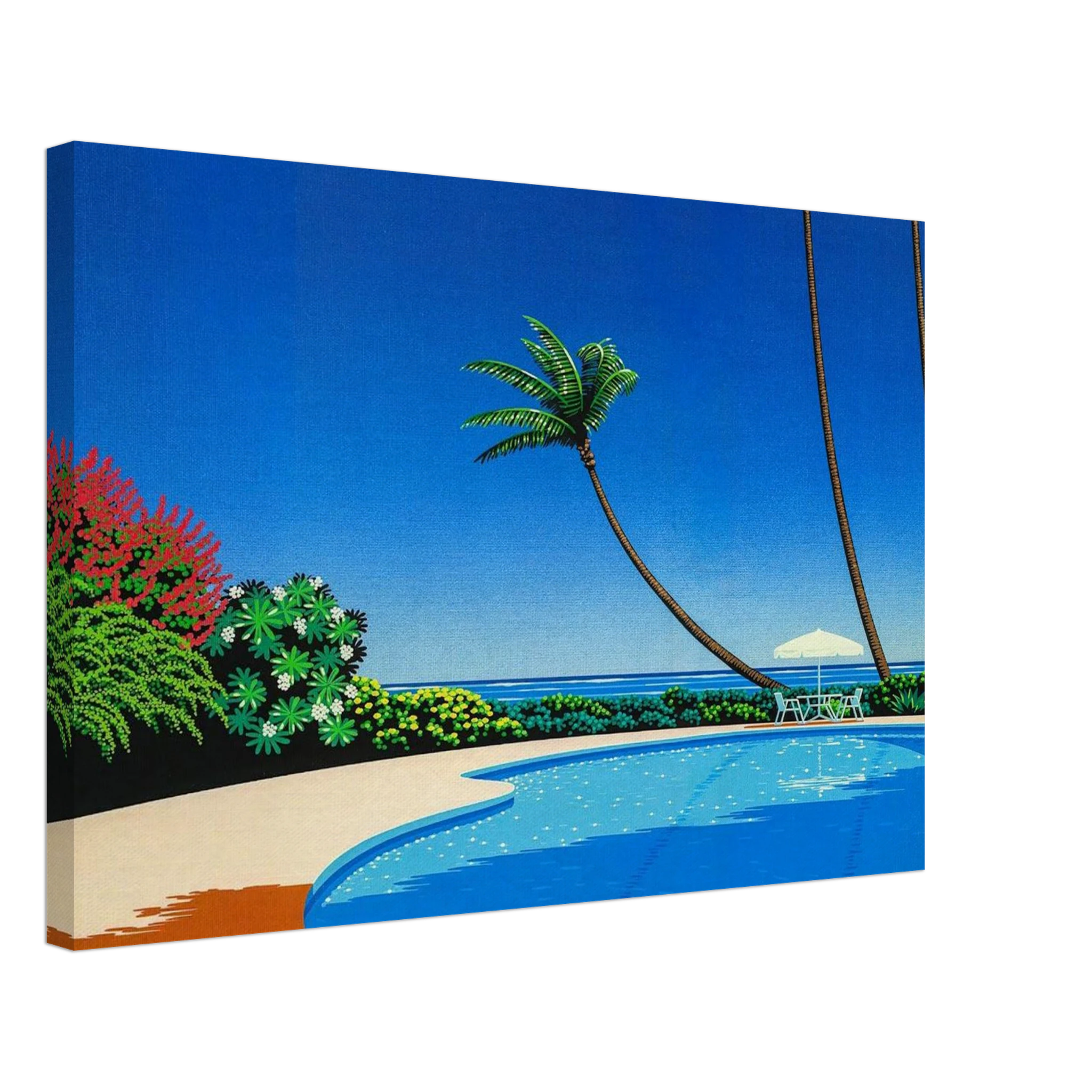 Shade of Palm Grove II Canvas | Hiroshi Nagai Canvas | Hiroshi Nagai Prints