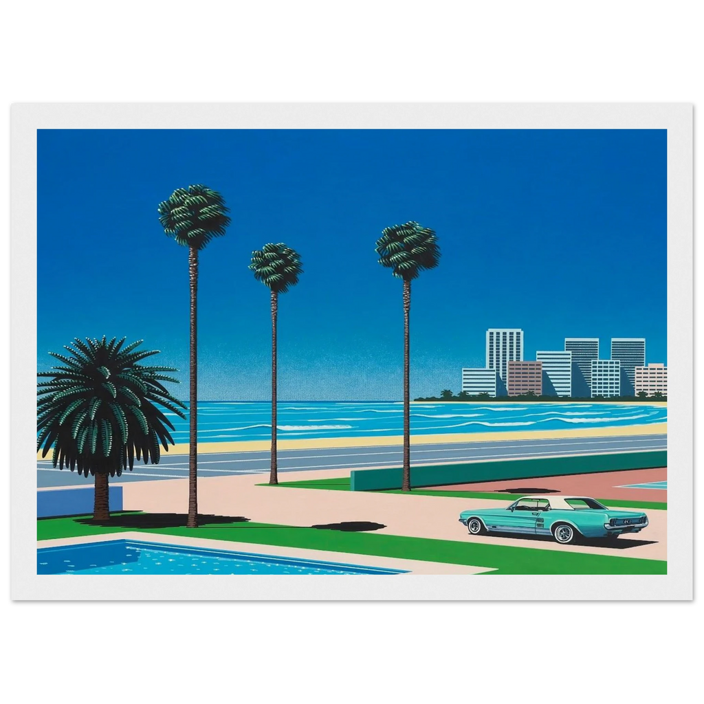 Sunshine Reggae Framed Poster | Hiroshi Nagai Framed Prints Wall Art | Hiroshi Nagai Prints