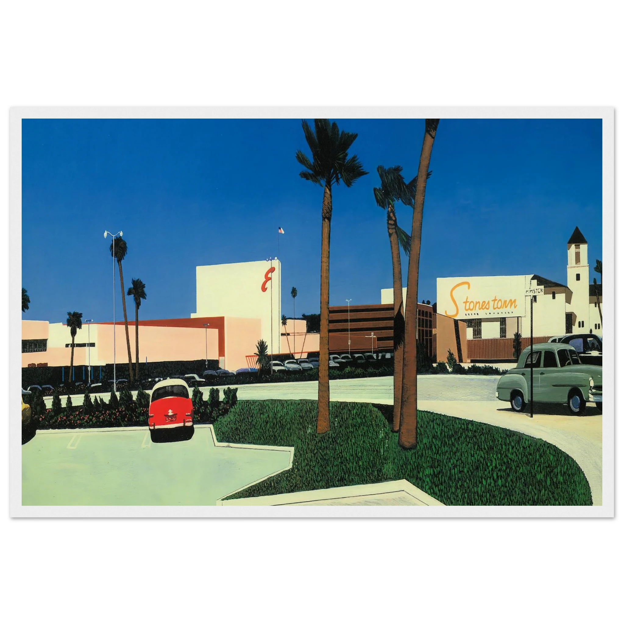 In the beginning Stonestown Framed Poster | Hiroshi Nagai Framed Prints Wall Art | Hiroshi Nagai Prints