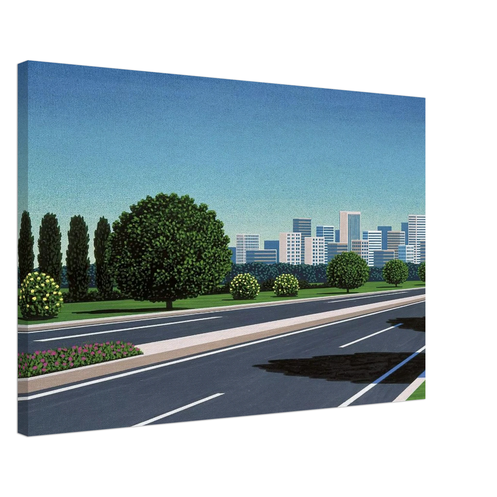 City Highway Canvas | Hiroshi Nagai Canvas | Hiroshi Nagai Prints