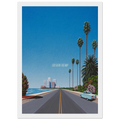 Southern Freeway Pictured Resort Framed Poster | Hiroshi Nagai Framed Prints Wall Art | Hiroshi Nagai Prints