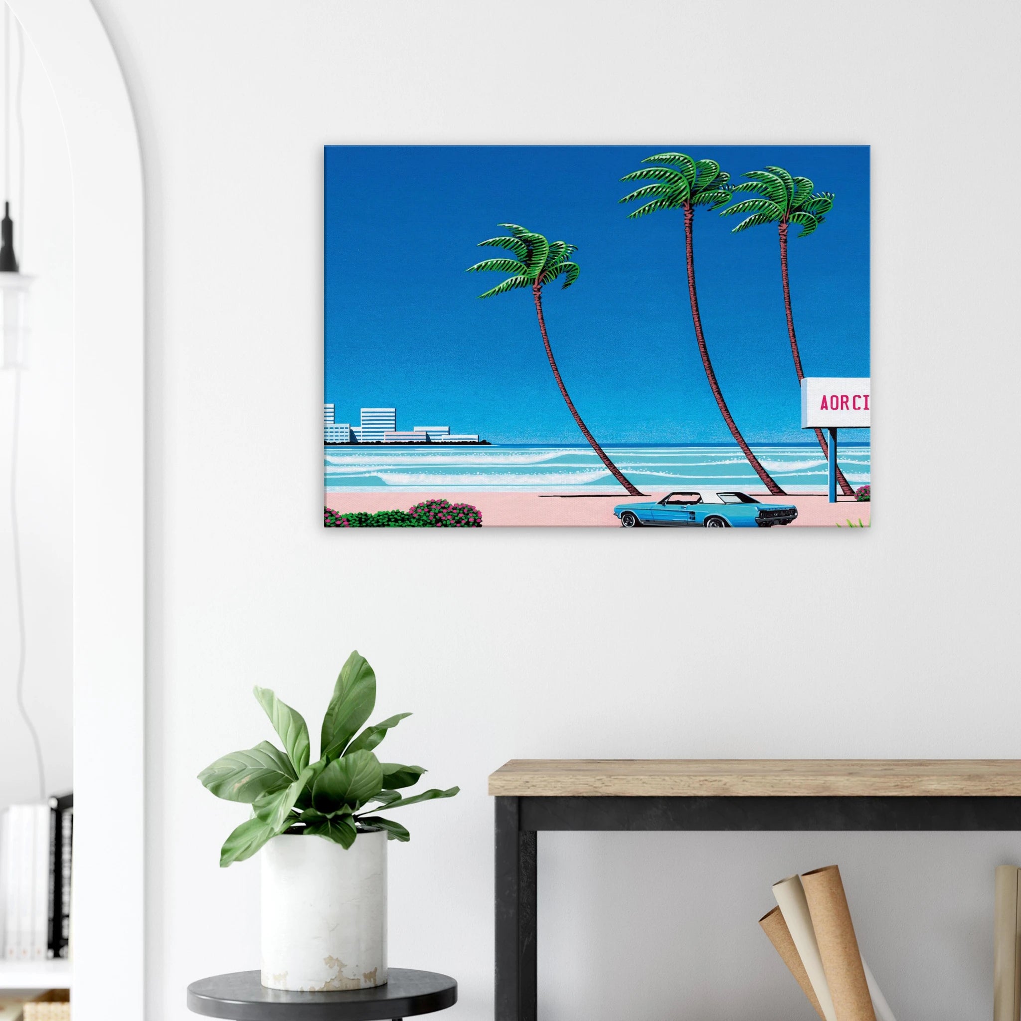 Light Mellow Sealine Canvas | Hiroshi Nagai Canvas | Hiroshi Nagai Prints