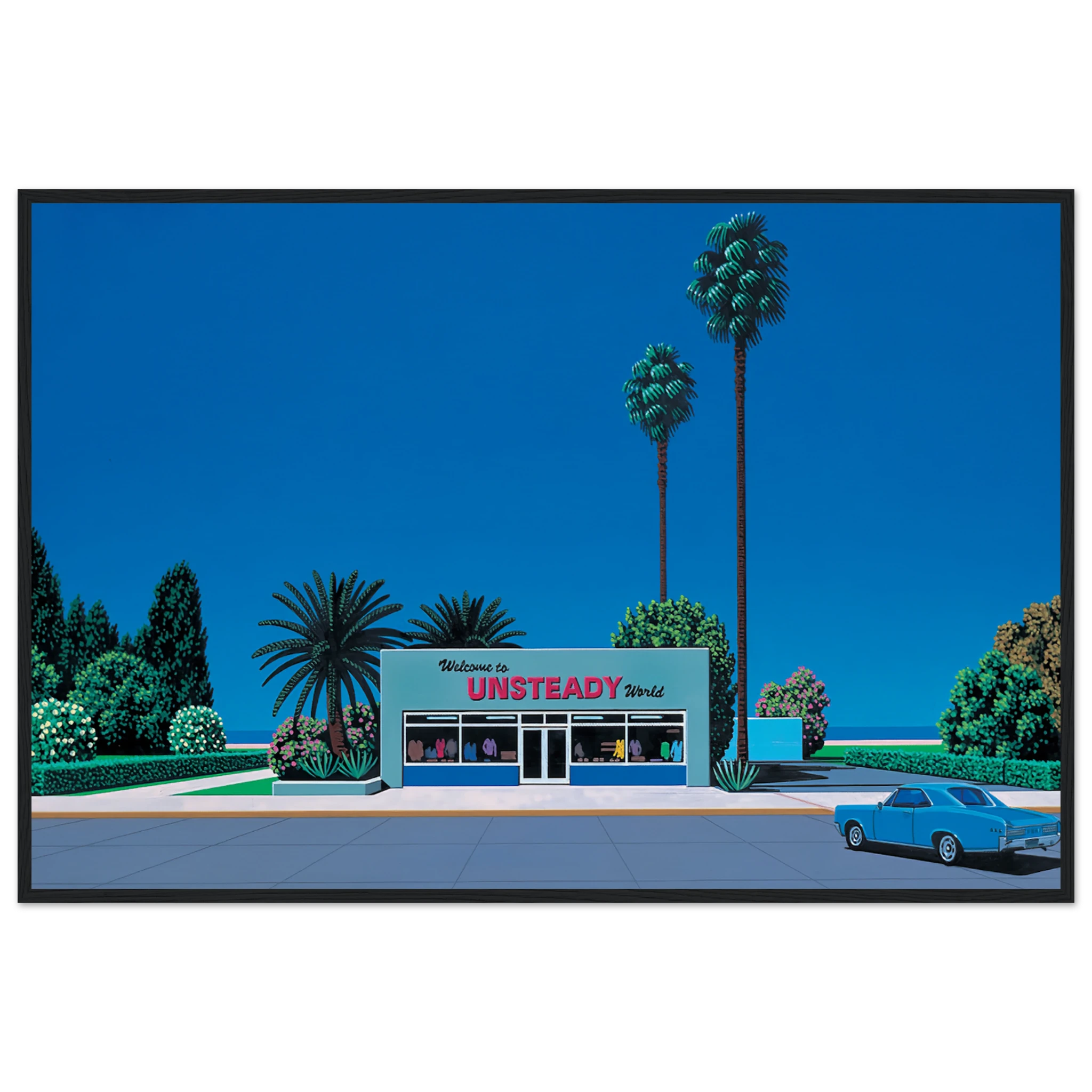 Unsteady World Framed Poster | Hiroshi Nagai Framed Prints Wall Art | Hiroshi Nagai Prints