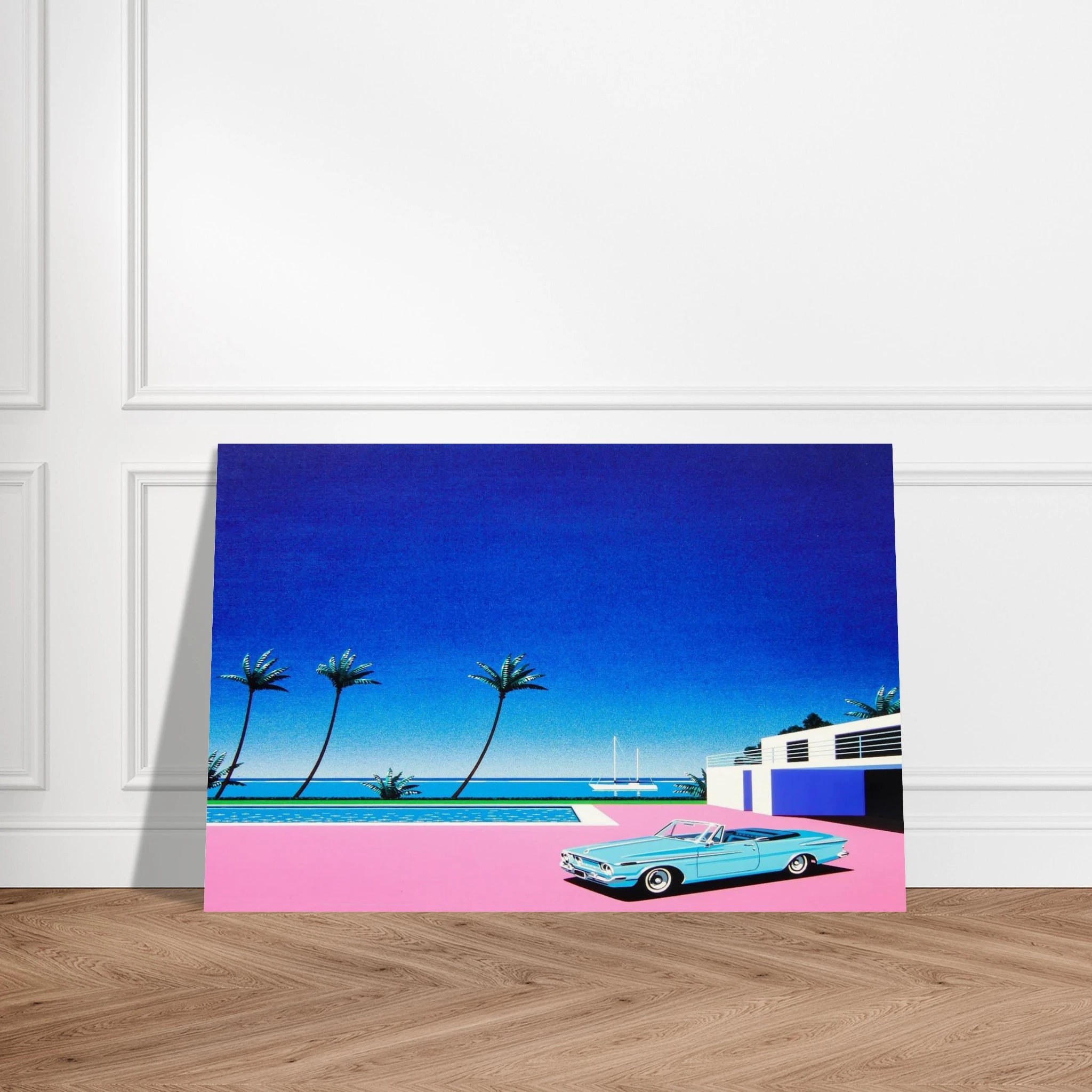 Pink Driveway Poster | Hiroshi Nagai Poster | Hiroshi Nagai Prints