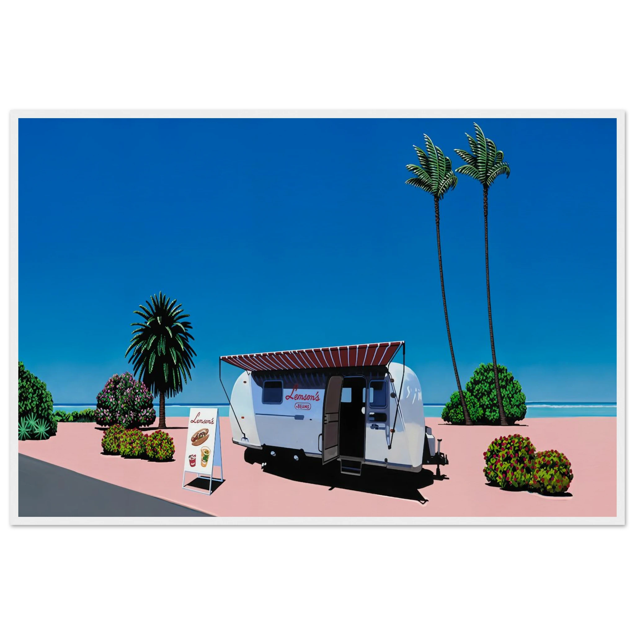 Lemson's Beams Framed Poster | Hiroshi Nagai Framed Prints Wall Art | Hiroshi Nagai Prints