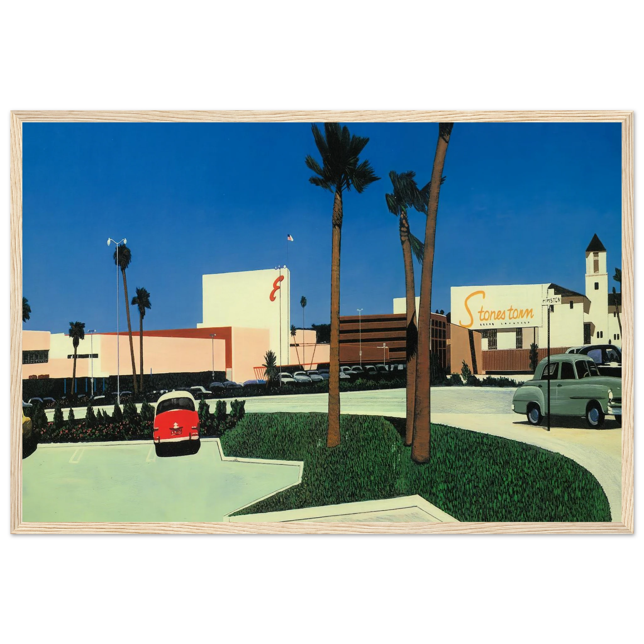 In the beginning Stonestown Framed Poster | Hiroshi Nagai Framed Prints Wall Art | Hiroshi Nagai Prints