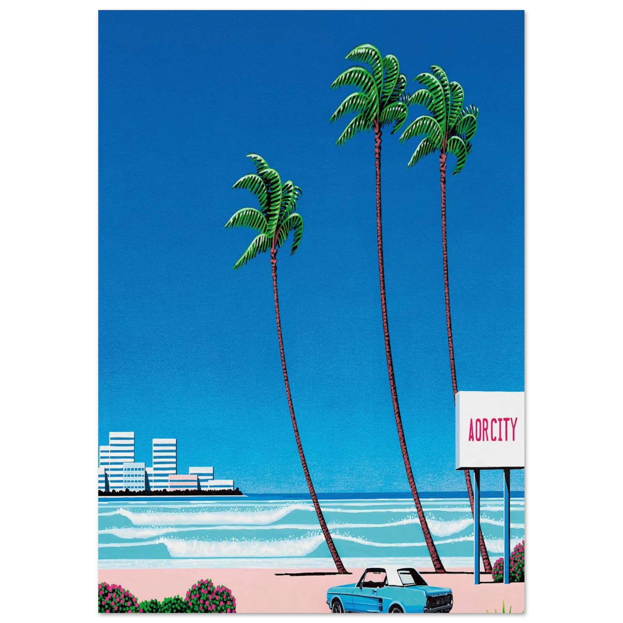 Light Mellow Sealine Poster | Hiroshi Nagai Poster | Hiroshi Nagai Prints