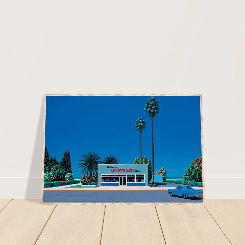 Unsteady World Framed Poster | Hiroshi Nagai Framed Prints Wall Art | Hiroshi Nagai Prints