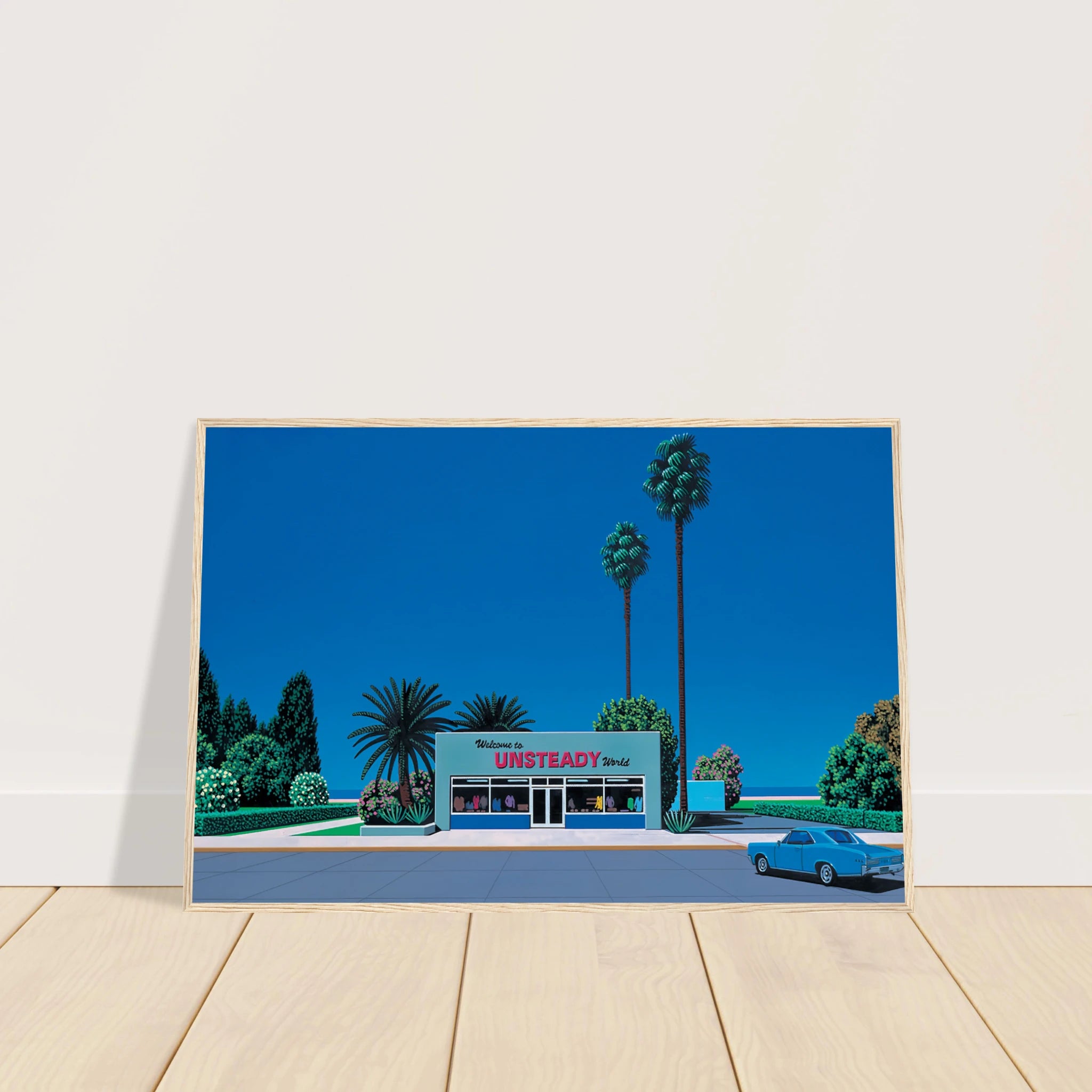 Unsteady World Framed Poster | Hiroshi Nagai Framed Prints Wall Art | Hiroshi Nagai Prints