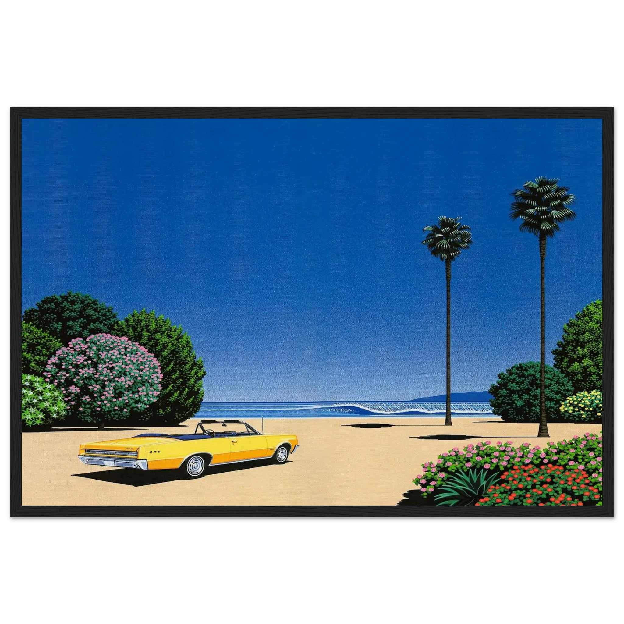 Sweet Breeze Alt Coastline at Lover’s Point Framed Poster | Hiroshi Nagai Framed Prints Wall Art | Hiroshi Nagai Prints