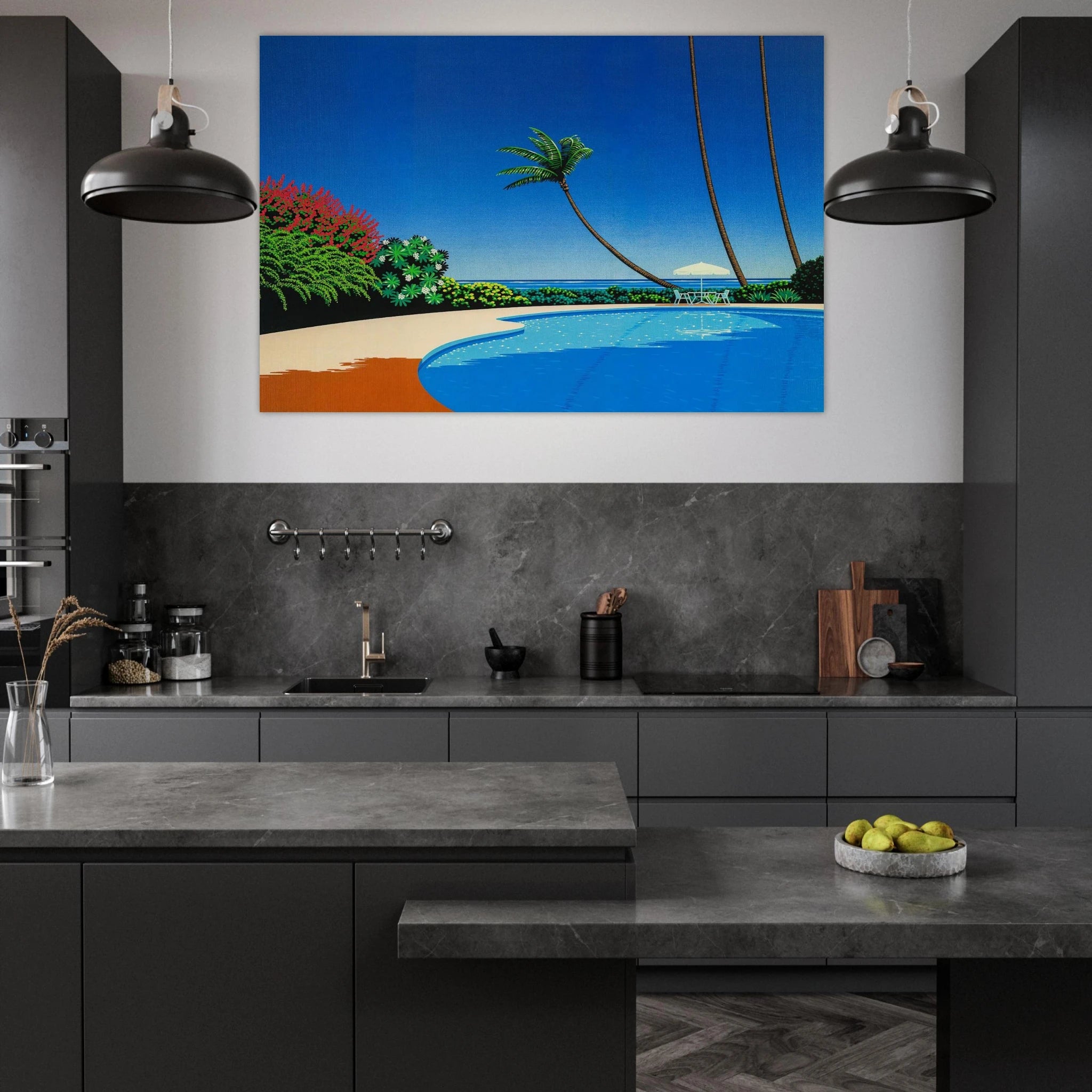 Shade of Palm Grove II Poster | Hiroshi Nagai Poster | Hiroshi Nagai Prints