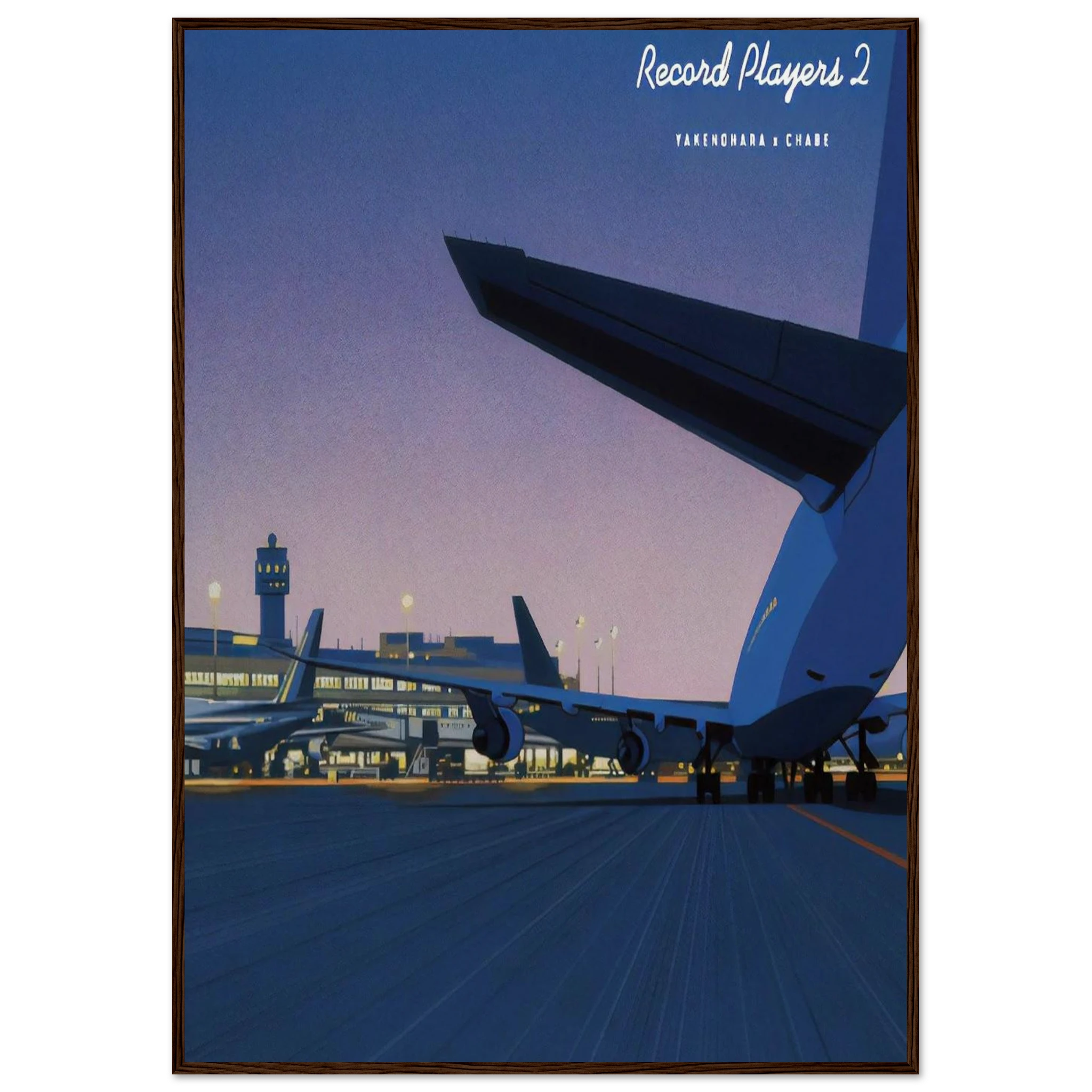 Taxiway Framed Poster | Hiroshi Nagai Framed Prints Wall Art | Hiroshi Nagai Prints