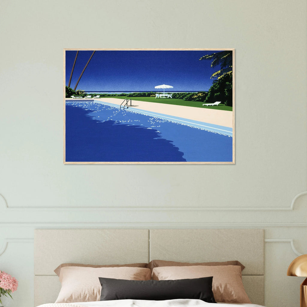 Deck Framed Poster | Hiroshi Nagai Framed Prints Wall Art | Hiroshi Nagai Prints