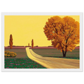 Autumn Framed Poster | Hiroshi Nagai Framed Prints Wall Art | Hiroshi Nagai Prints