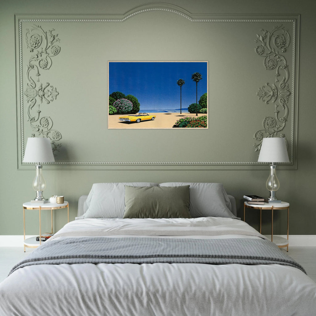 Sweet Breeze Alt Coastline at Lover’s Point Framed Poster | Hiroshi Nagai Framed Prints Wall Art | Hiroshi Nagai Prints